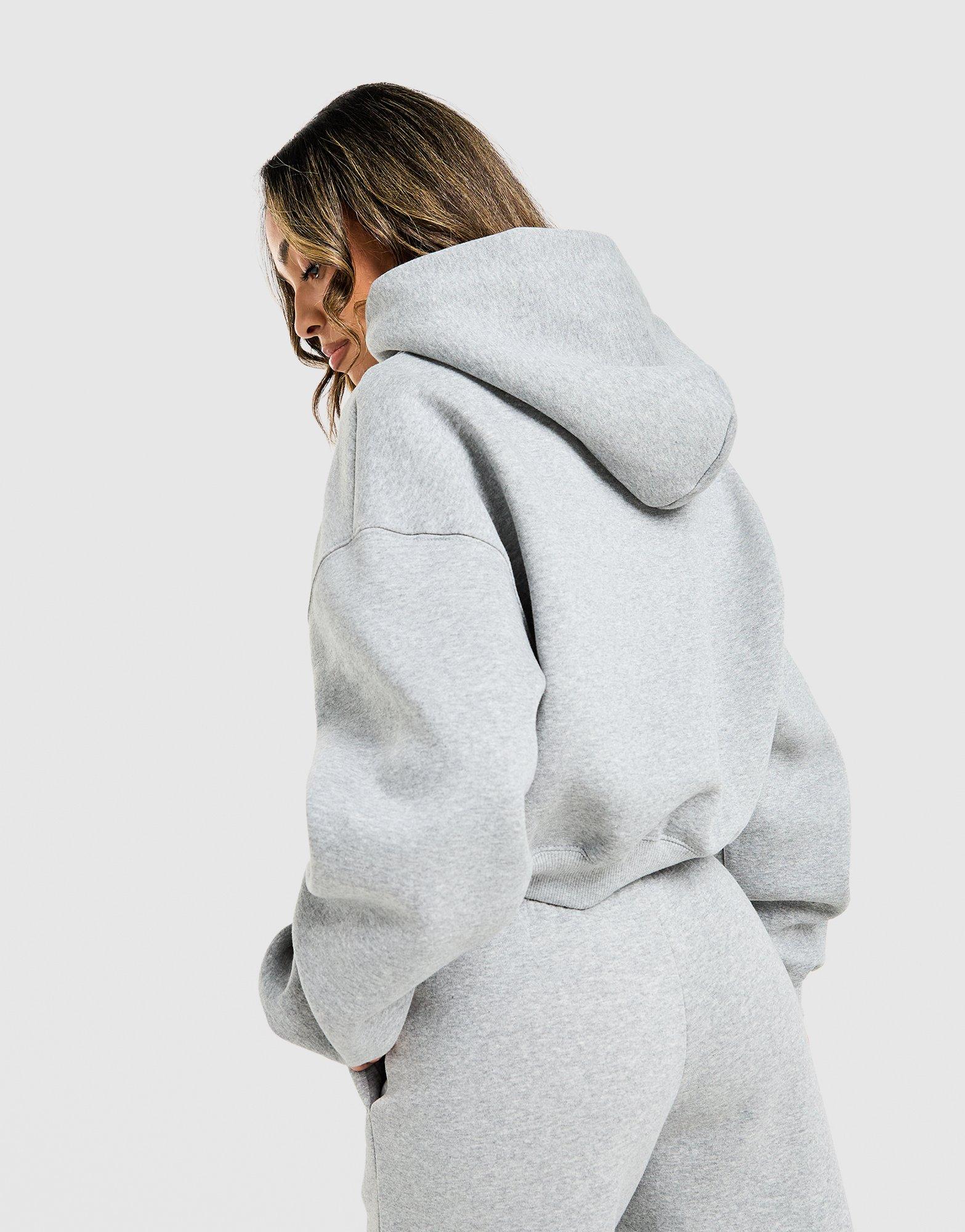 Nike Phoenix Henley Crop Hoodie