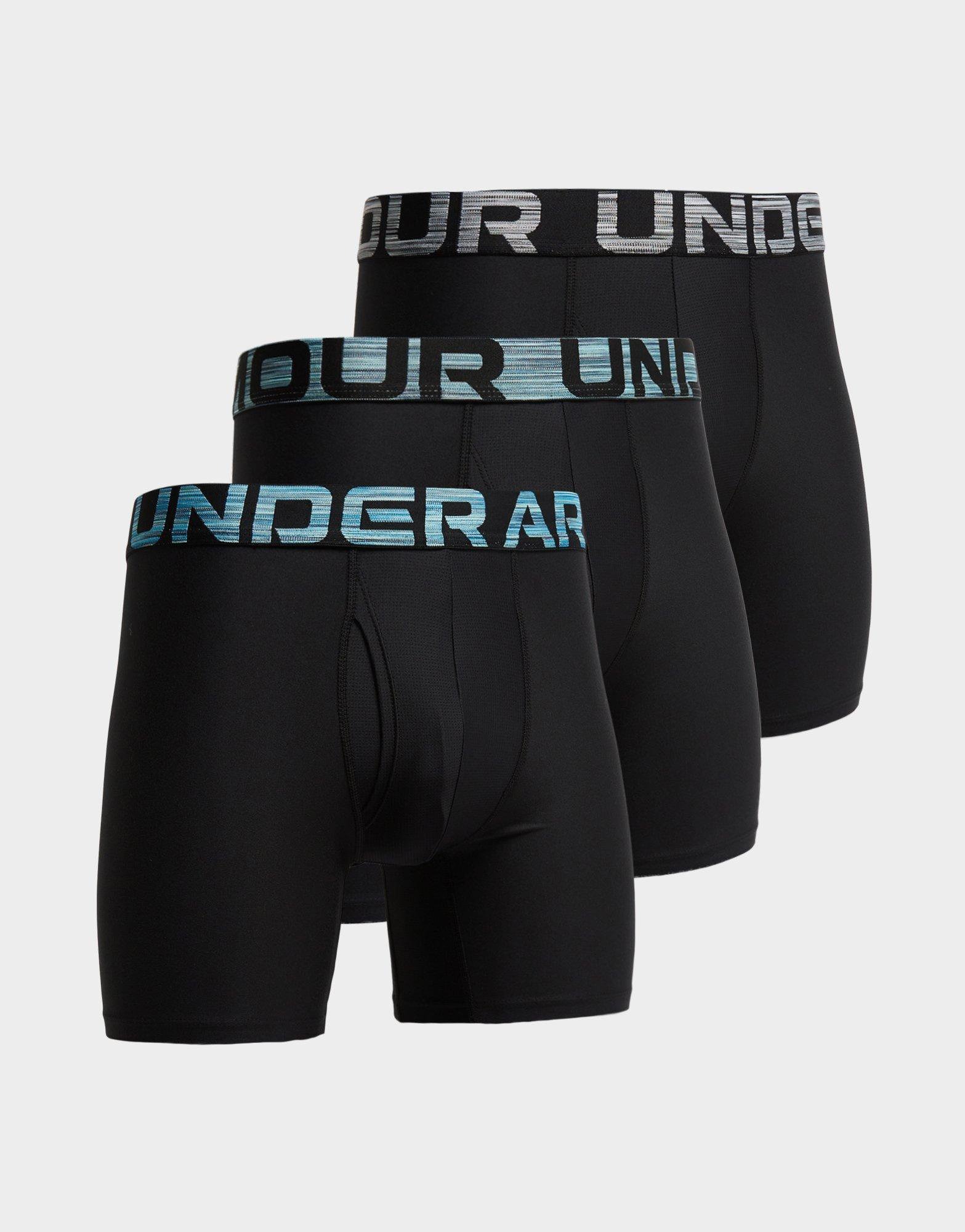 Black Under Armour 3-Pack Boxers | JD Sports UK