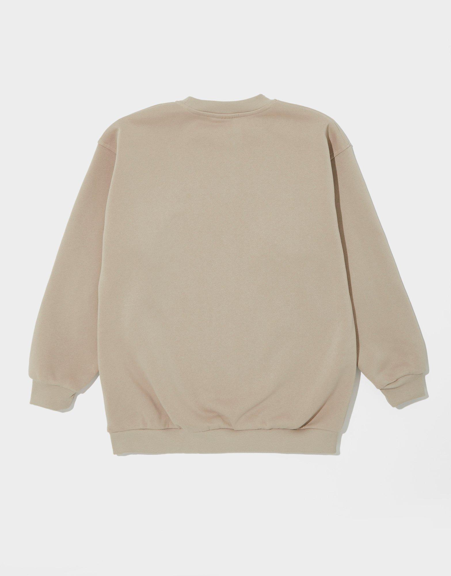 Nike Girls' Dual Tone Oversized Crew Sweatshirt Junior