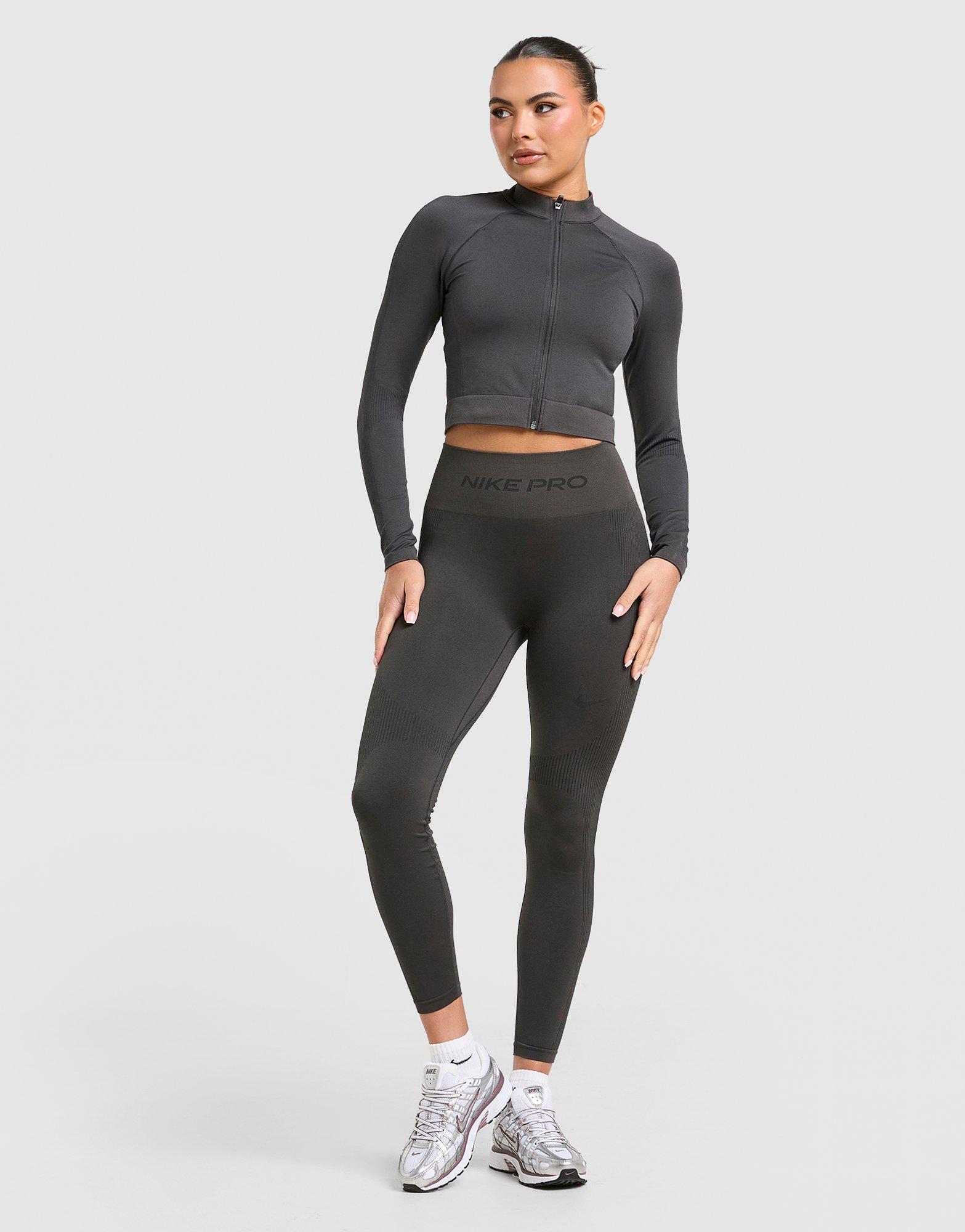 Nike Pro Training Seamless Full Zip Top