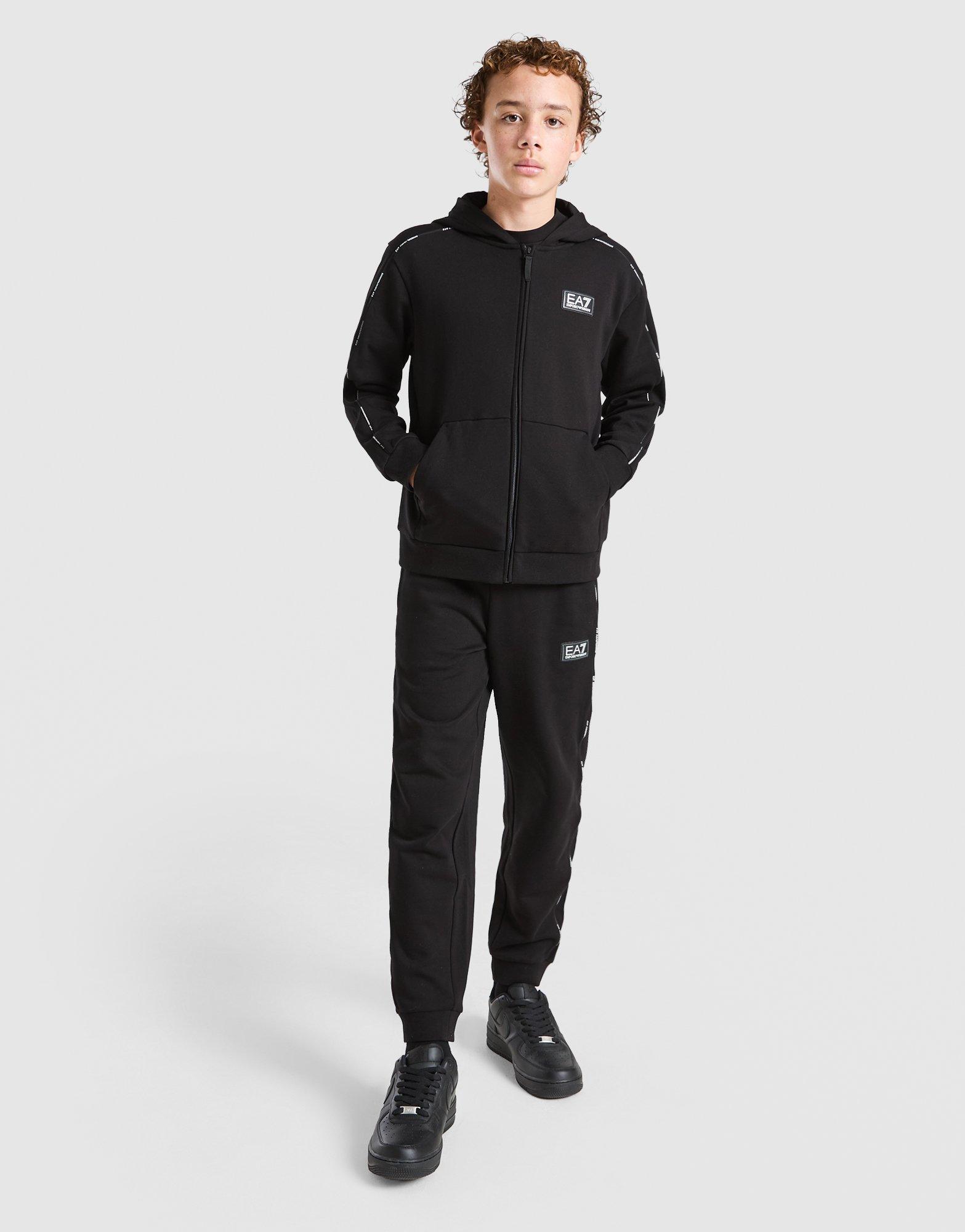 EA7 Emporio Armani Tape Full Zip Hoodie Junior
