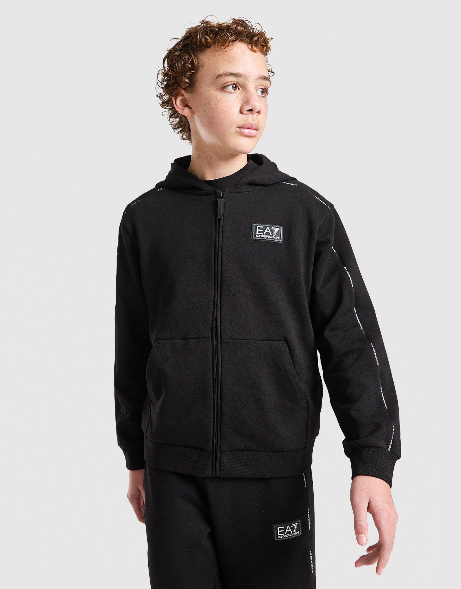 EA7 Emporio Armani Tape Full Zip Hoodie Junior
