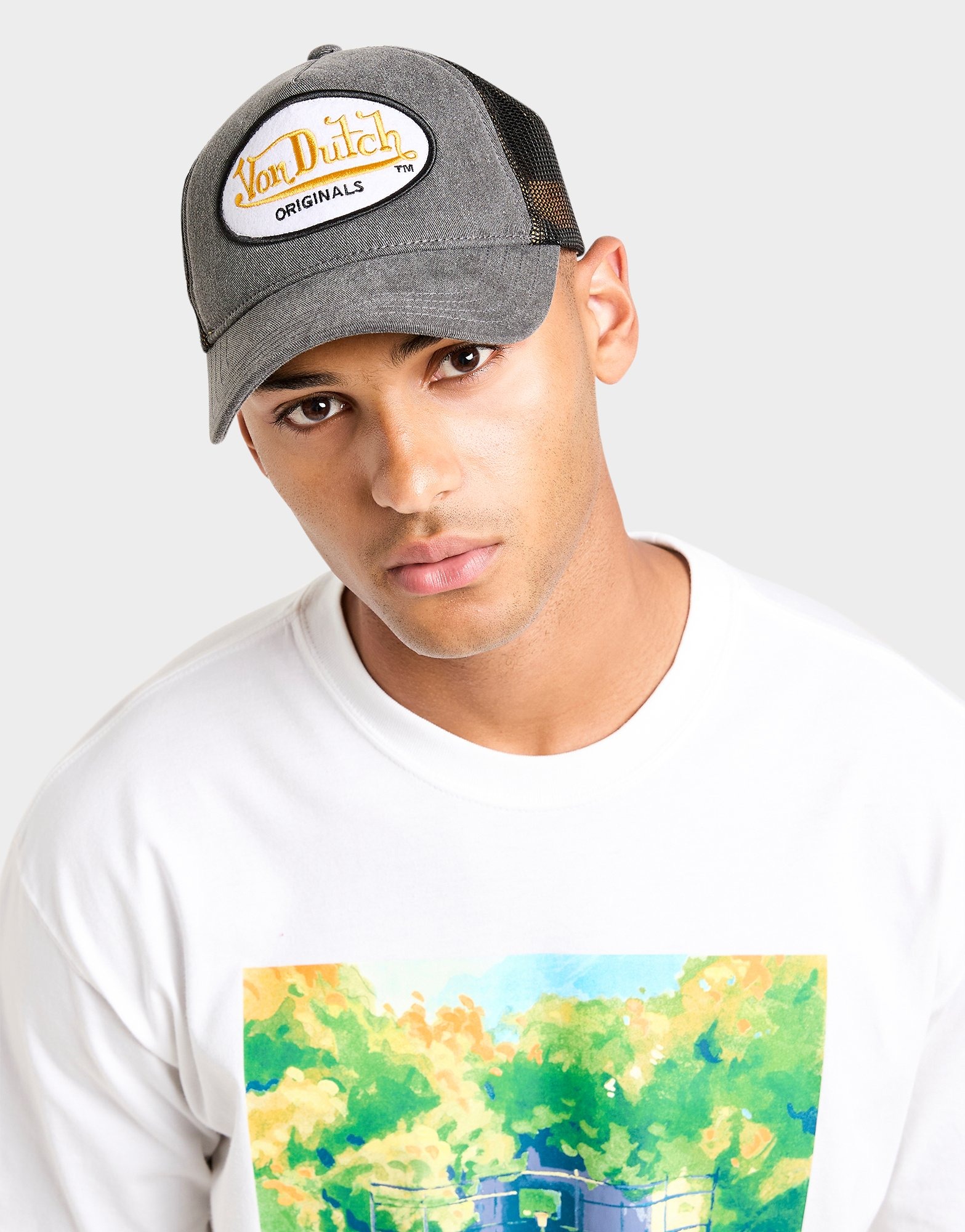 Grey Von Dutch Trucker Cap - JD Sports Ireland