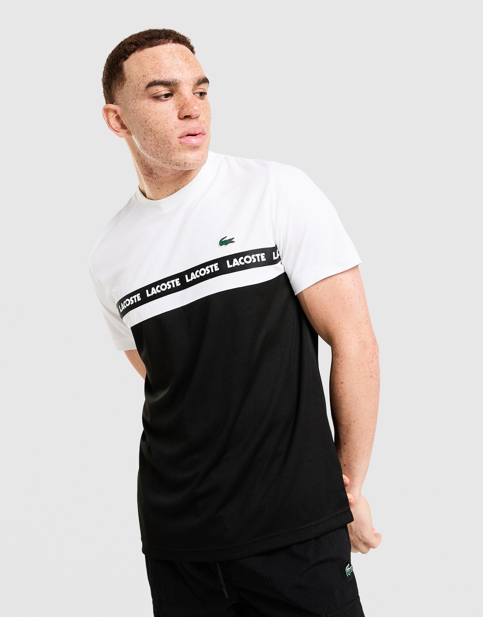 Lacoste Croc Colour Block Tape T-Shirt