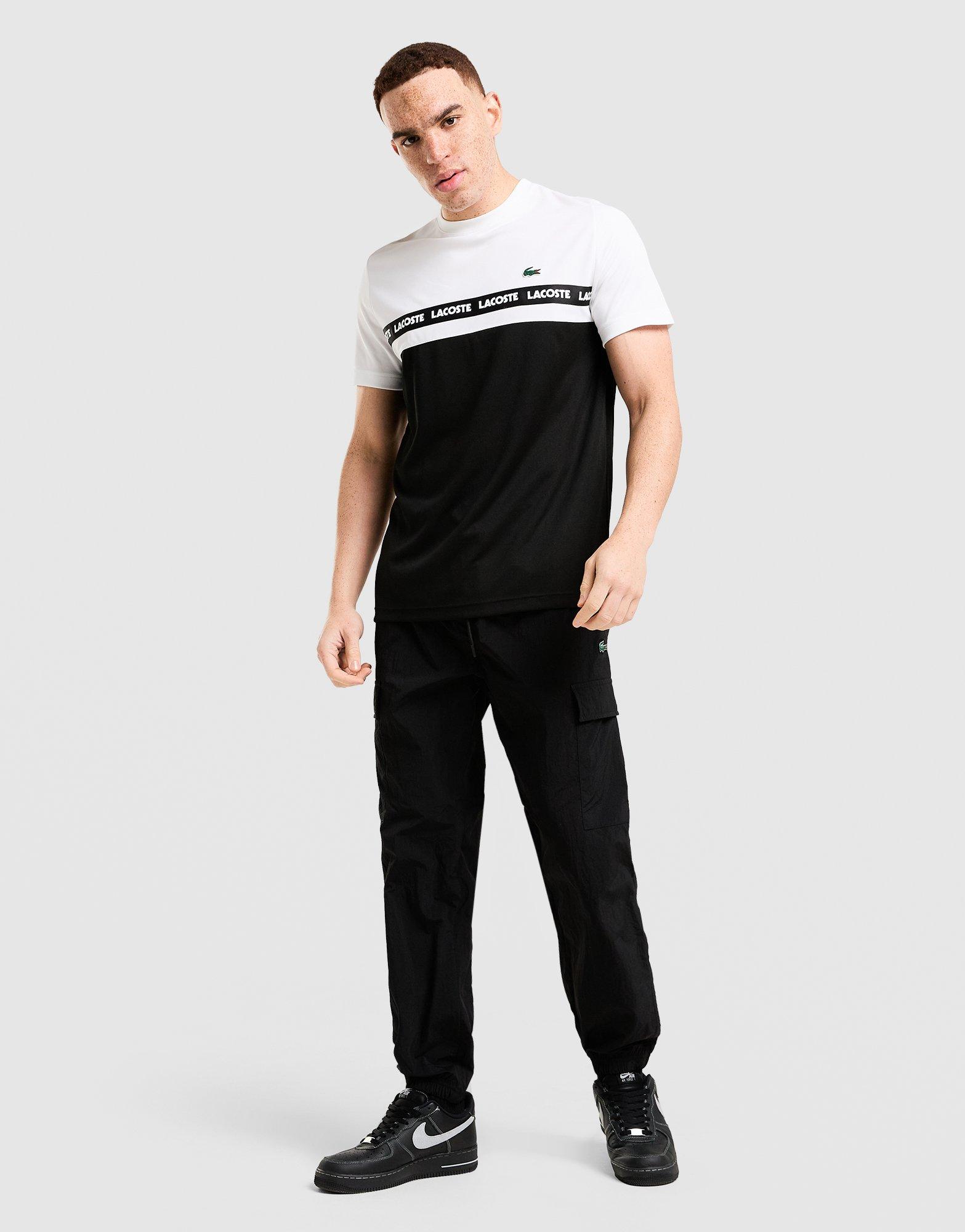 Lacoste Croc Colour Block Tape T-Shirt