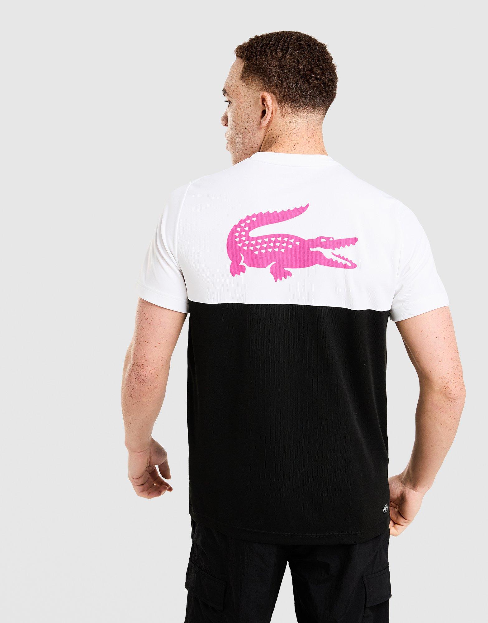 Lacoste Croc Colour Block Tape T-Shirt