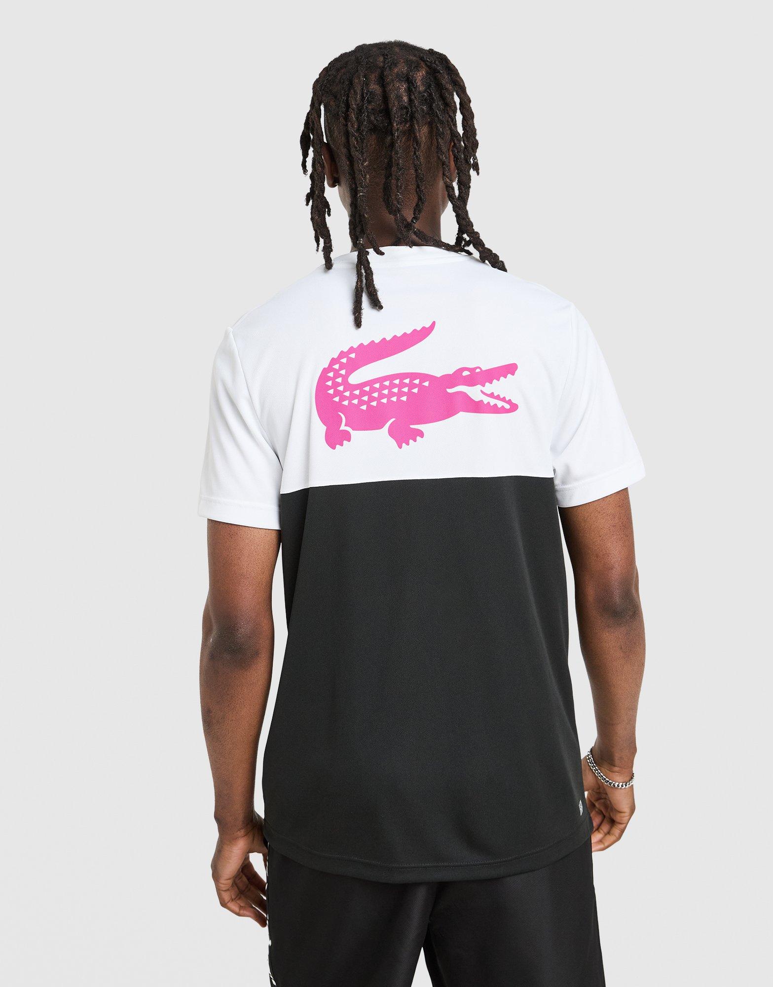 Lacoste Croc Colour Block Tape T-Shirt