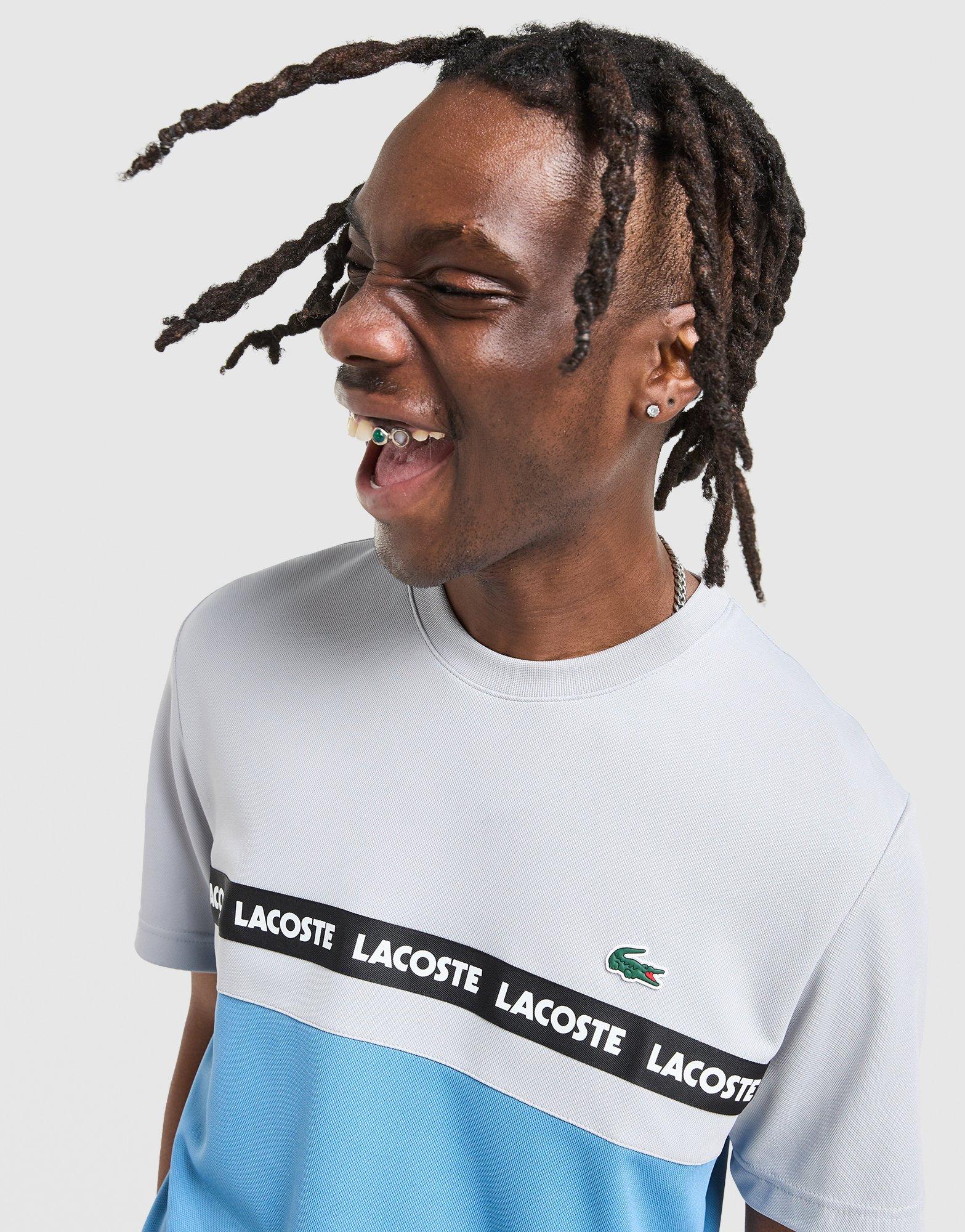 Lacoste Maglietta Croc Colour Block Tape