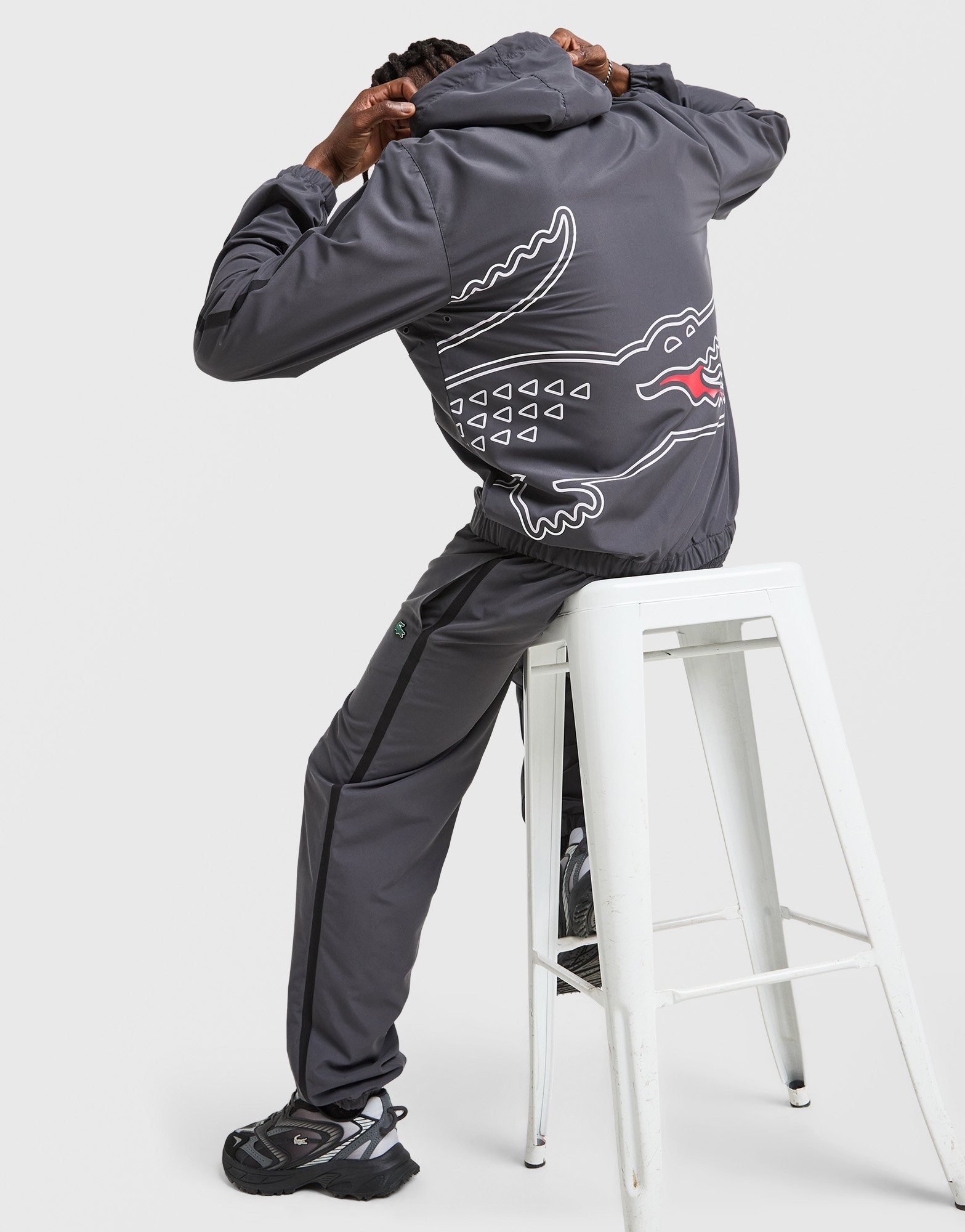 Grey Lacoste Wrap Croc Tracksuit - JD Sports Global