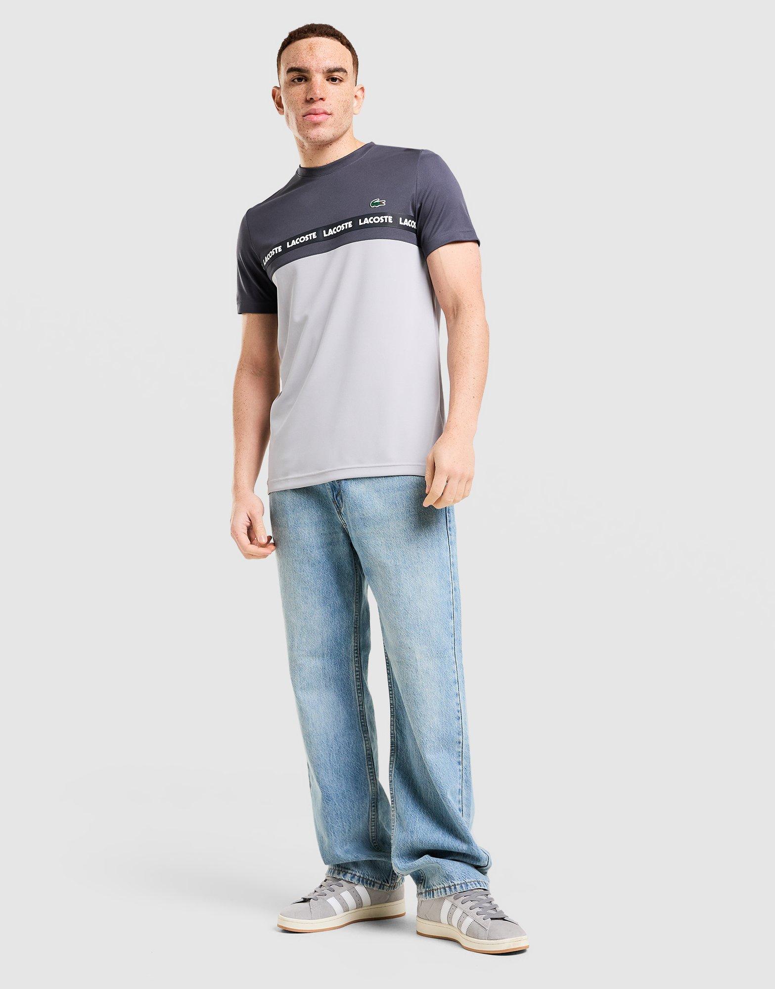 Lacoste Croc Colour Block Tape T-Shirt