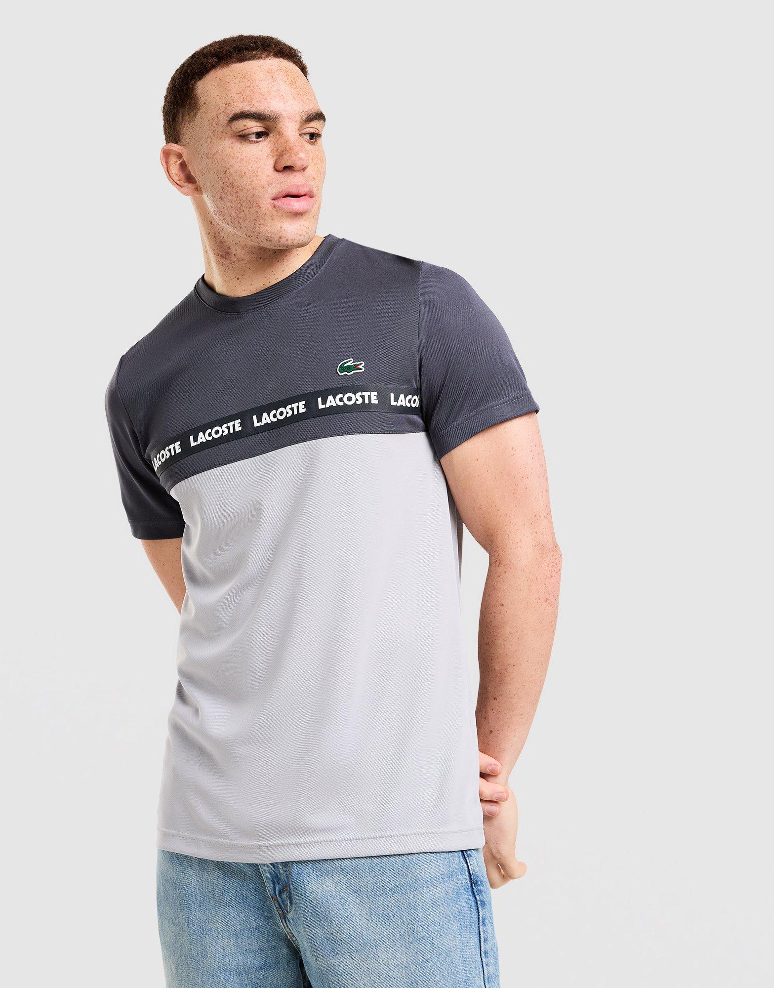 Lacoste Croc Colour Block Tape T-Shirt