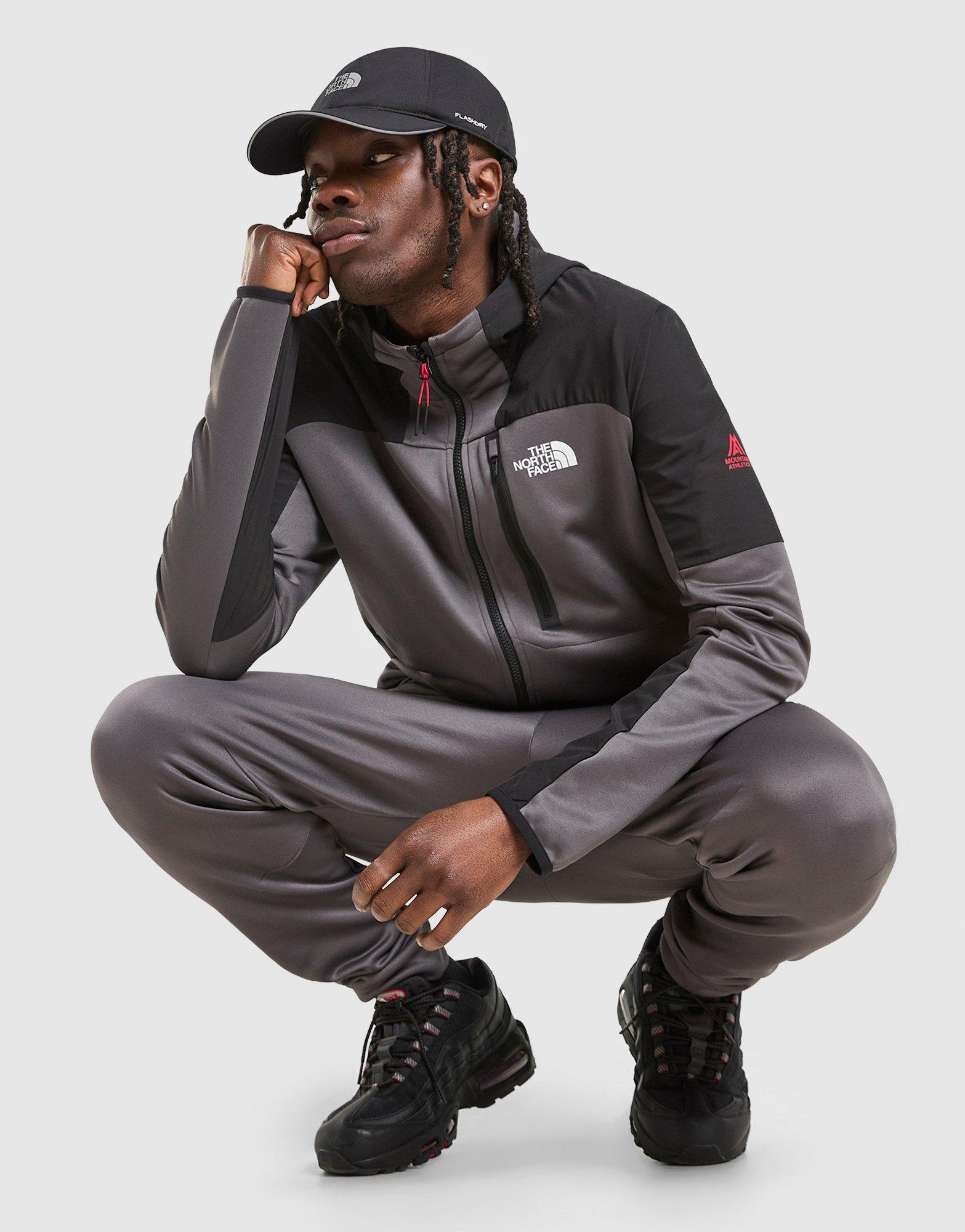 The North Face Felpa con Cappuccio Full Zip Mountain Athletics