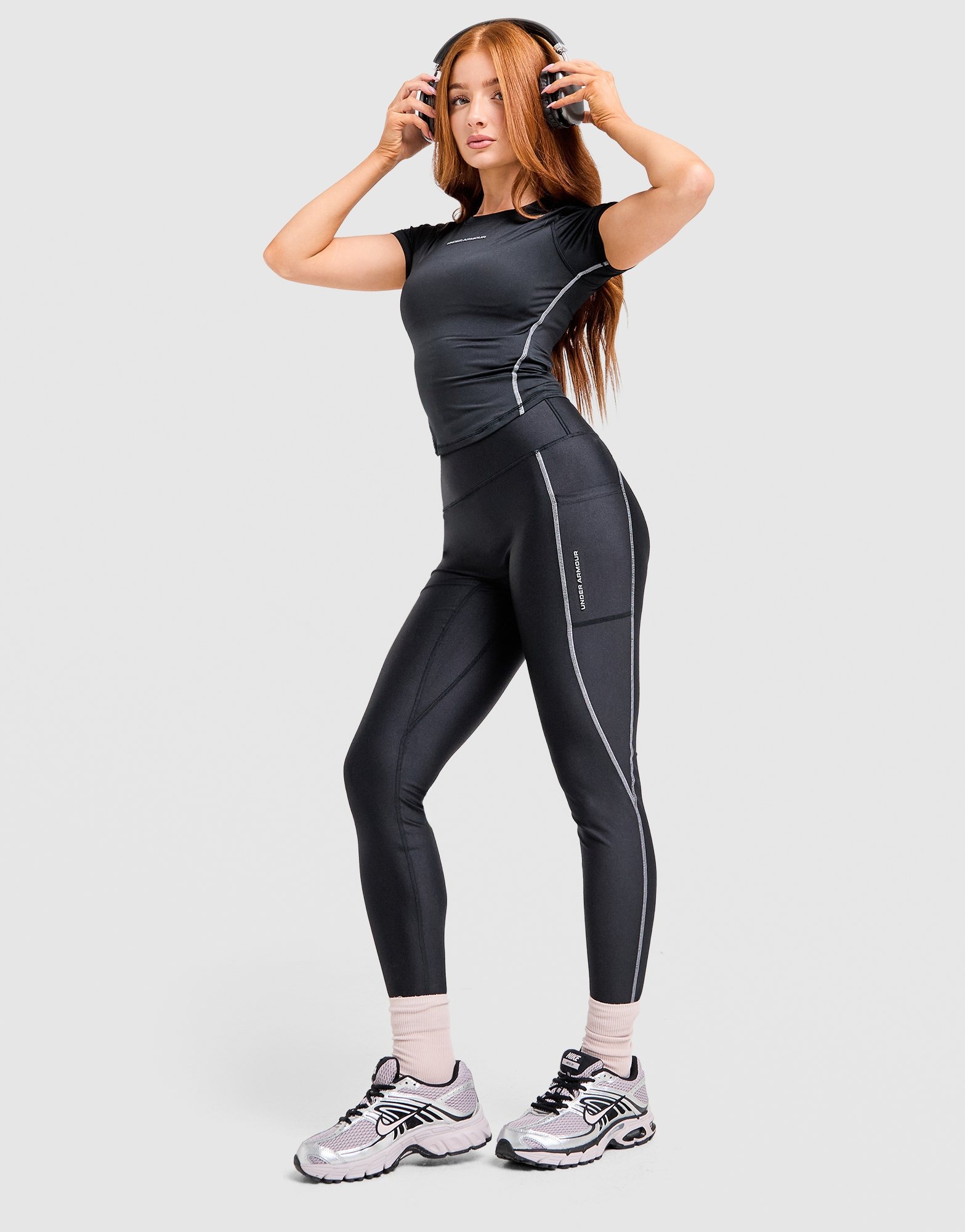 Black Under Armour Luxe Leggings - JD Sports Global