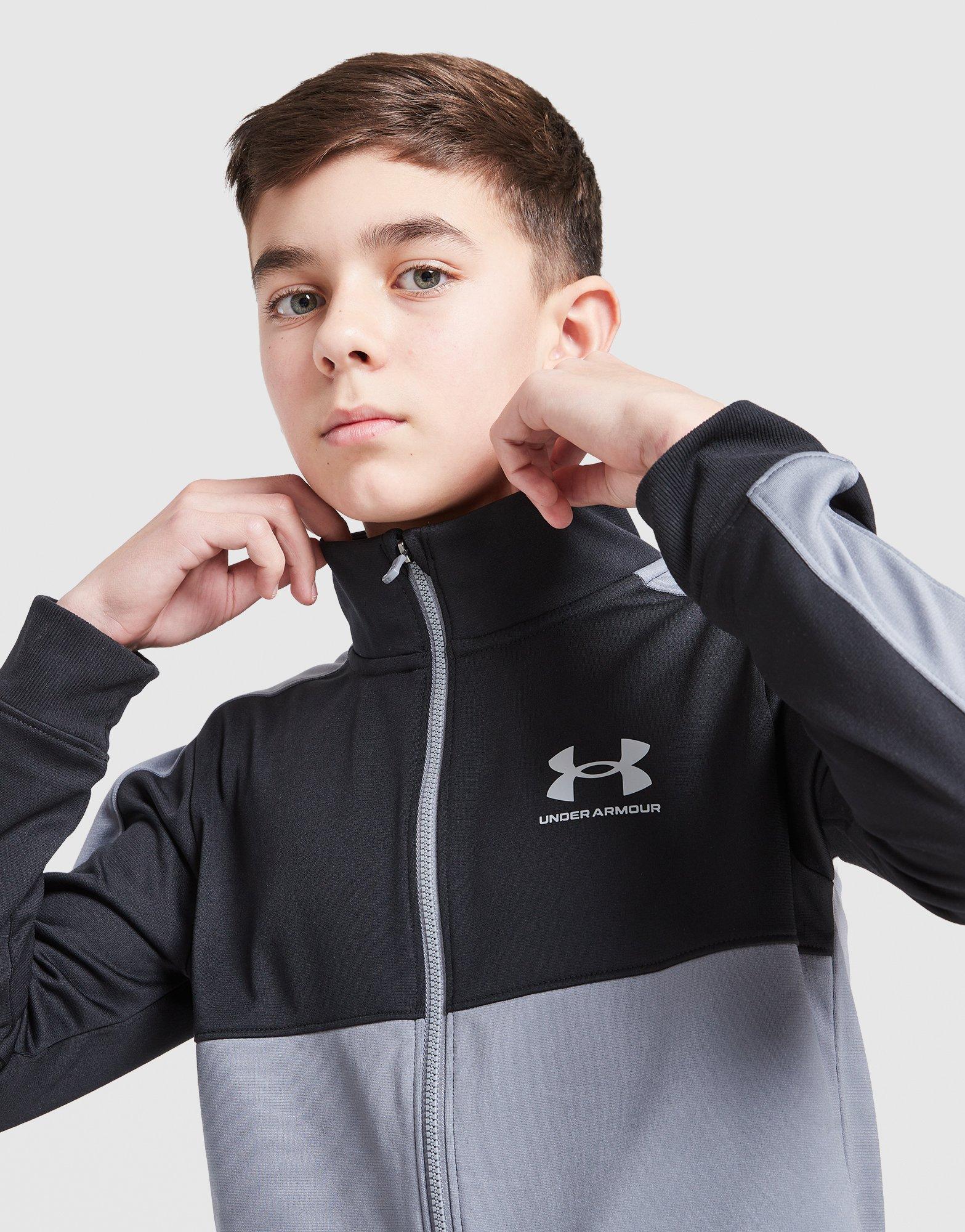 Under Armour Rival Colour Block Knit Tracksuit Junior