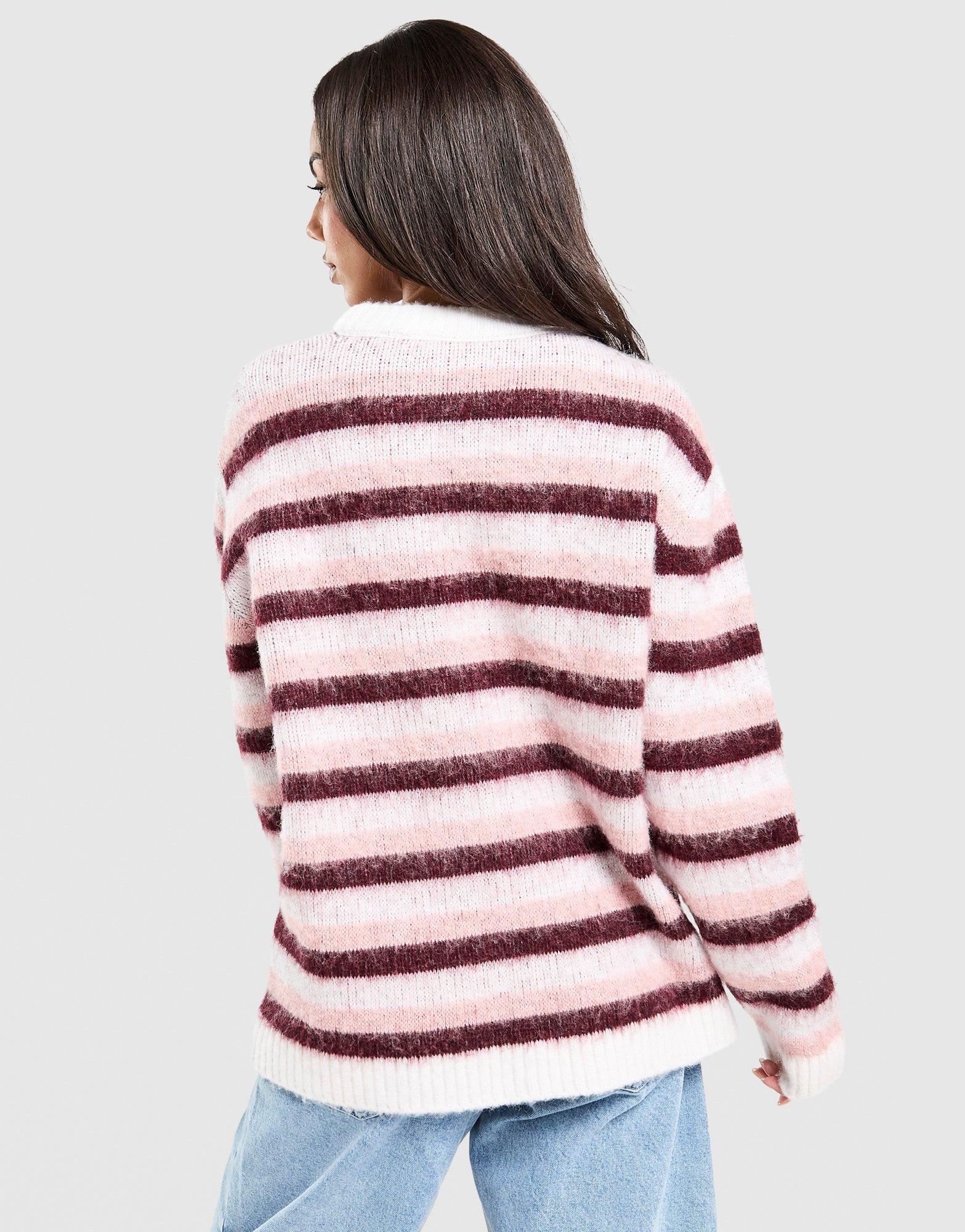 Unlike Humans Stripe Knit Sweatshirt