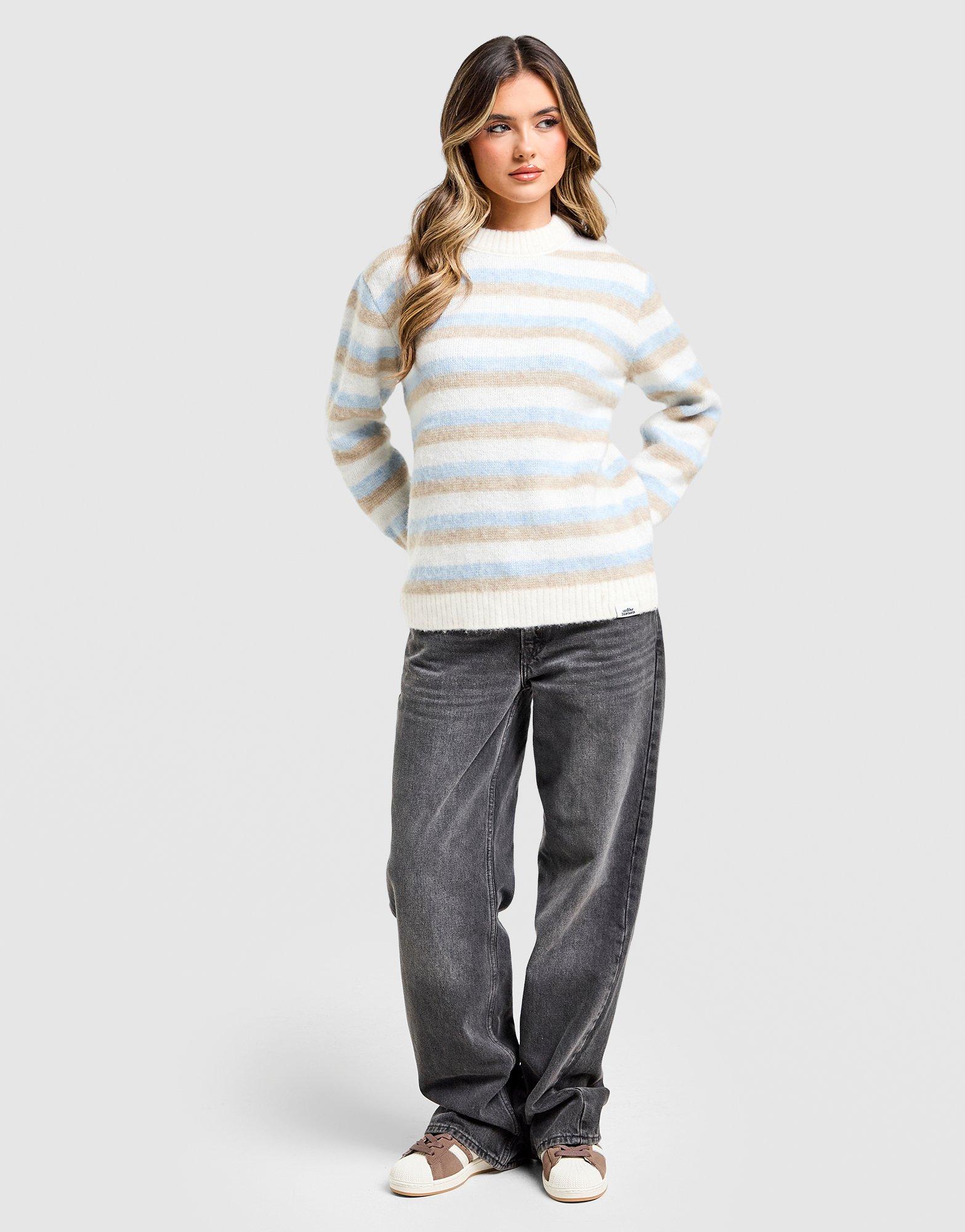 Unlike Humans Stripe Knit Sweatshirt