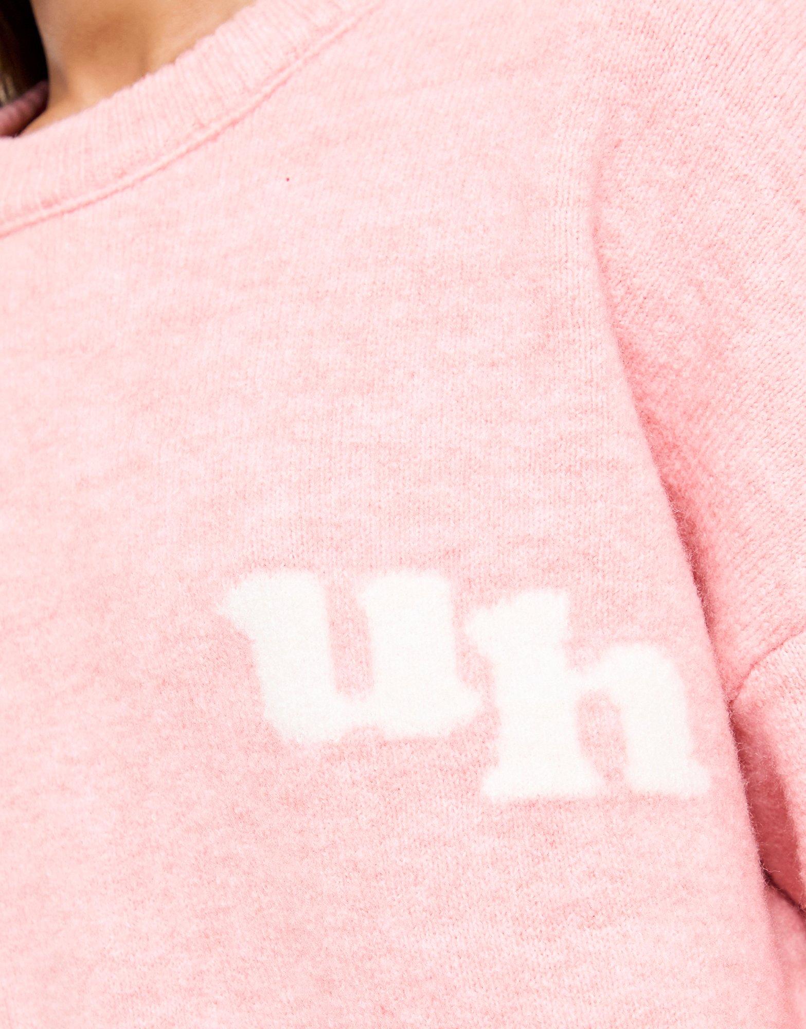 Unlike Humans Knit Crew Sweatshirt Damen