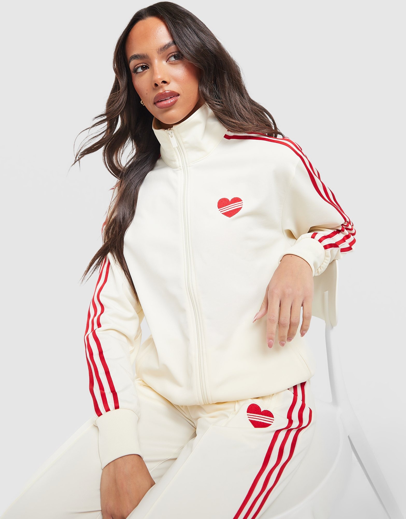 Adidas Valentine's Day Jumpsuit Valentines Day Track Suits 