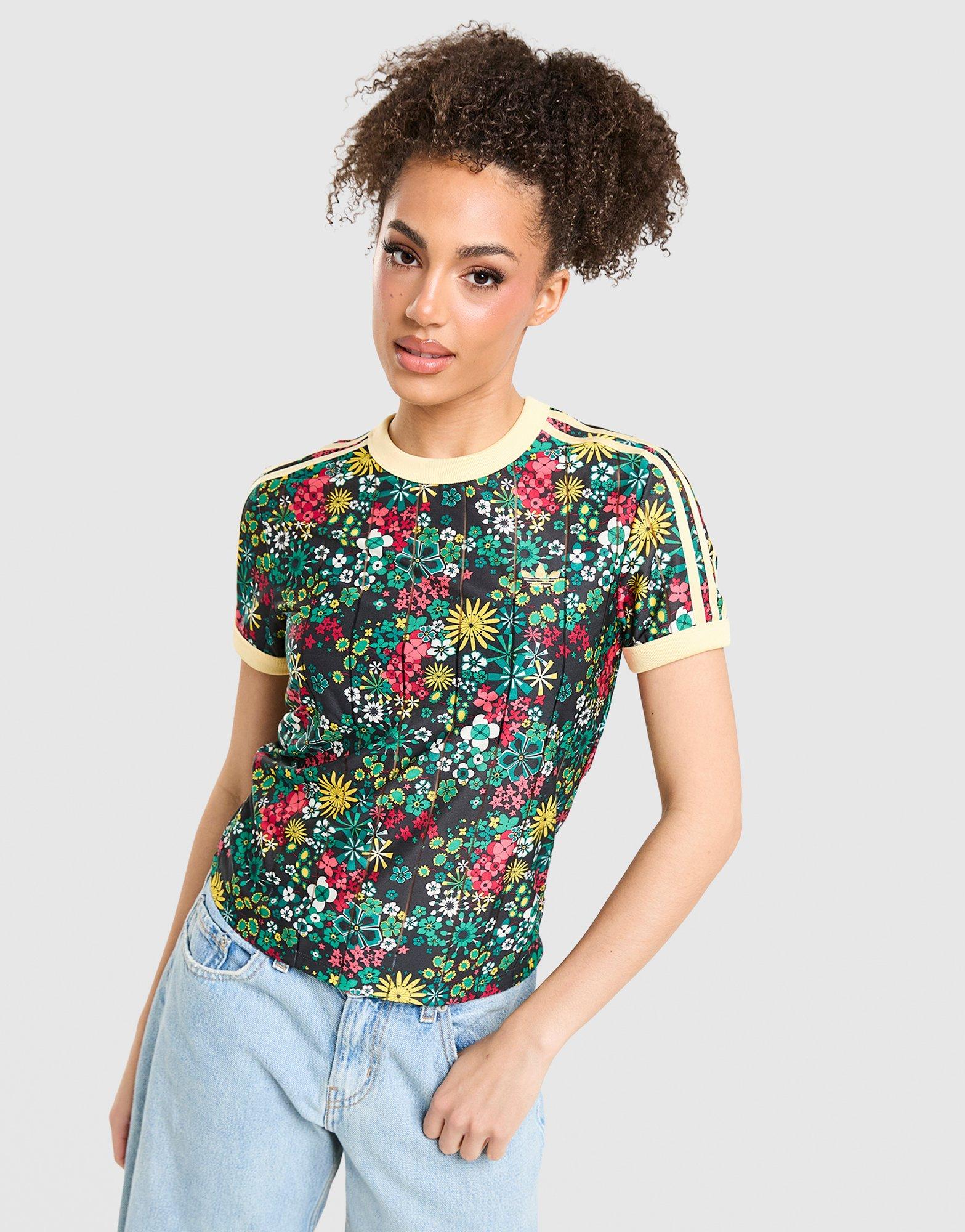 adidas Originals Liberty All Over Print Slim T-Shirt