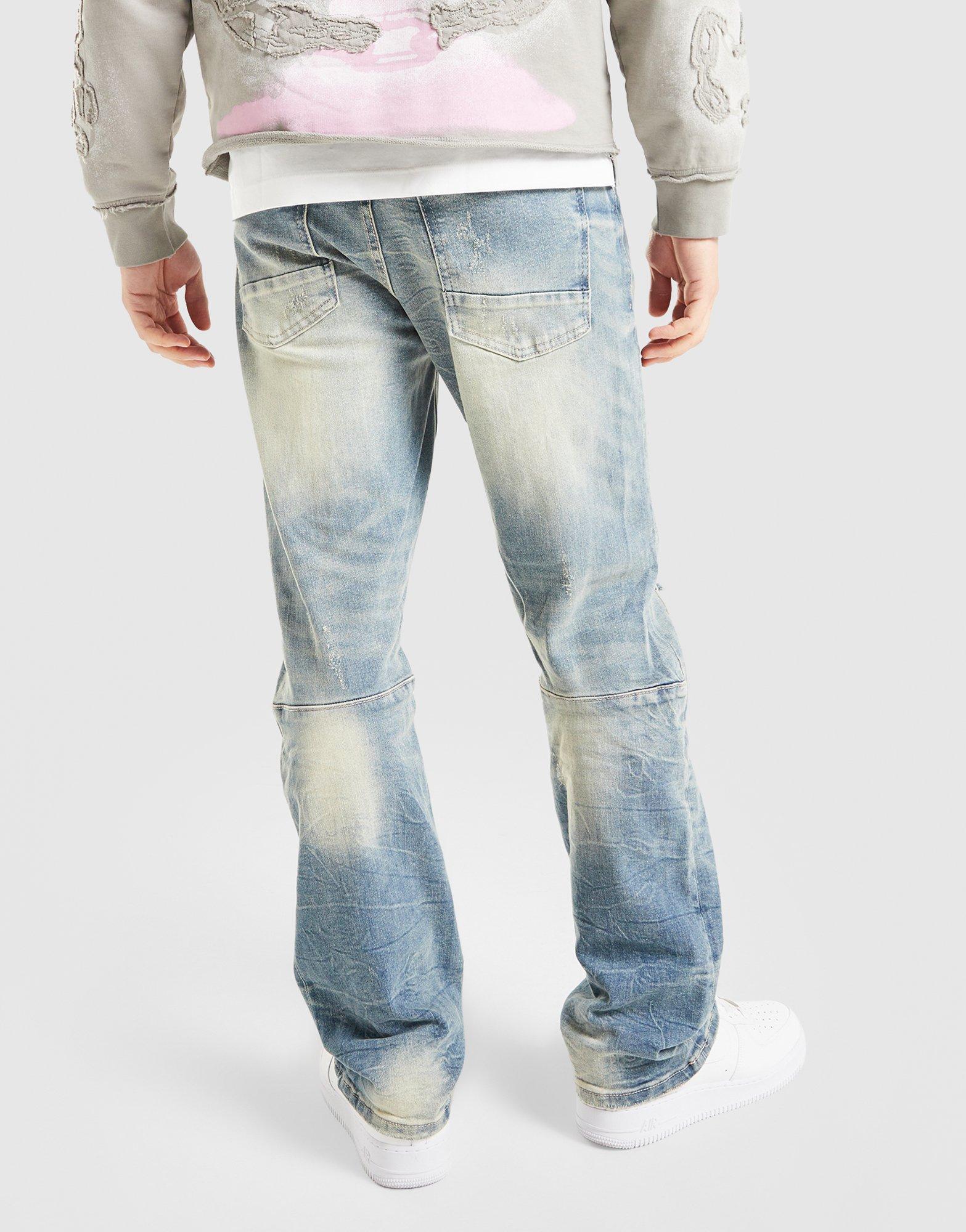 Smoke Rise Straight Stone Washed Jeans