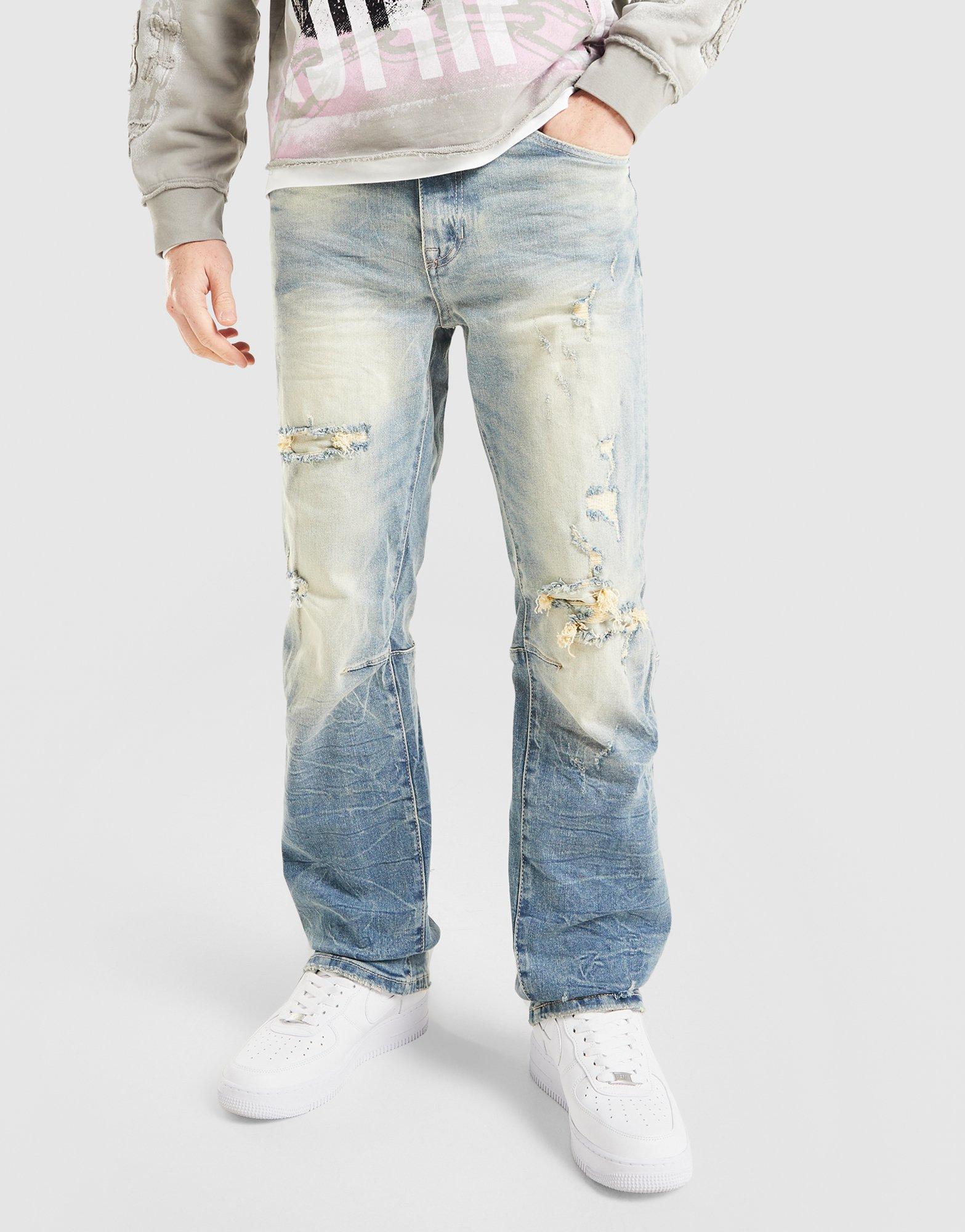 Smoke Rise Jeans Straight Lavaggio Stone