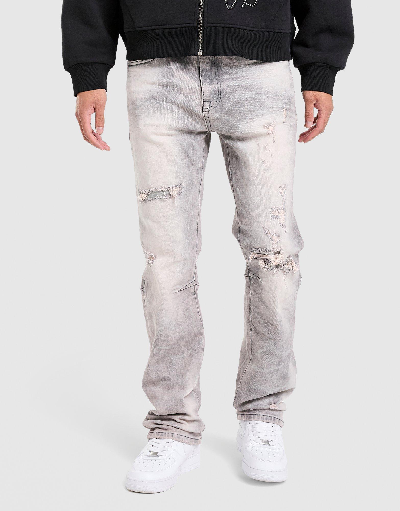 Jeans Uomo Smoke Rise RIP & RIPARAZIONE AIDEN BLU (JP21110R - Foto 4
