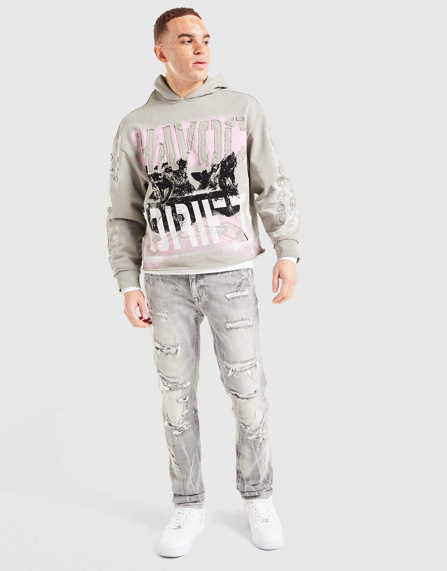 Smoke Rise Slim Ripped Jeans