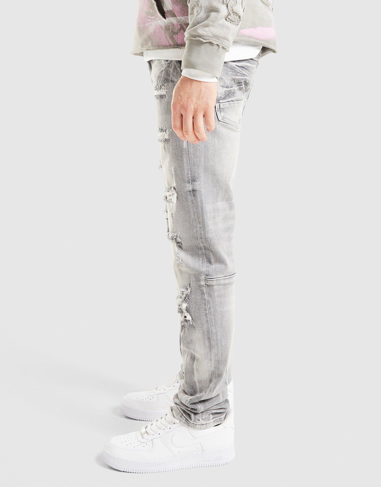 Smoke Rise Slim Ripped Jeans