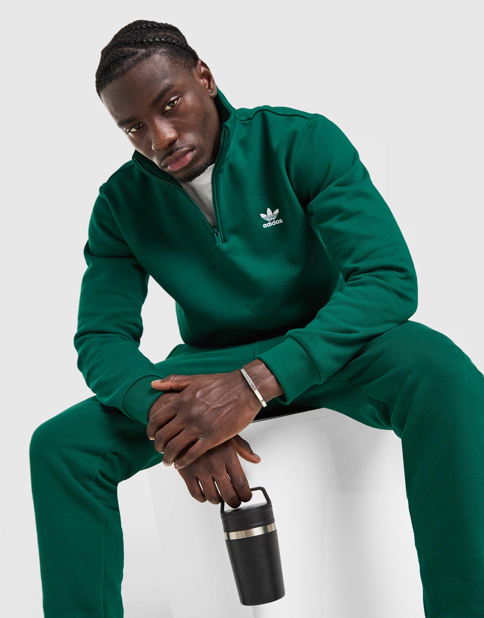 adidas Originals Felpa 1/4 Zip Trefoil Essentials
