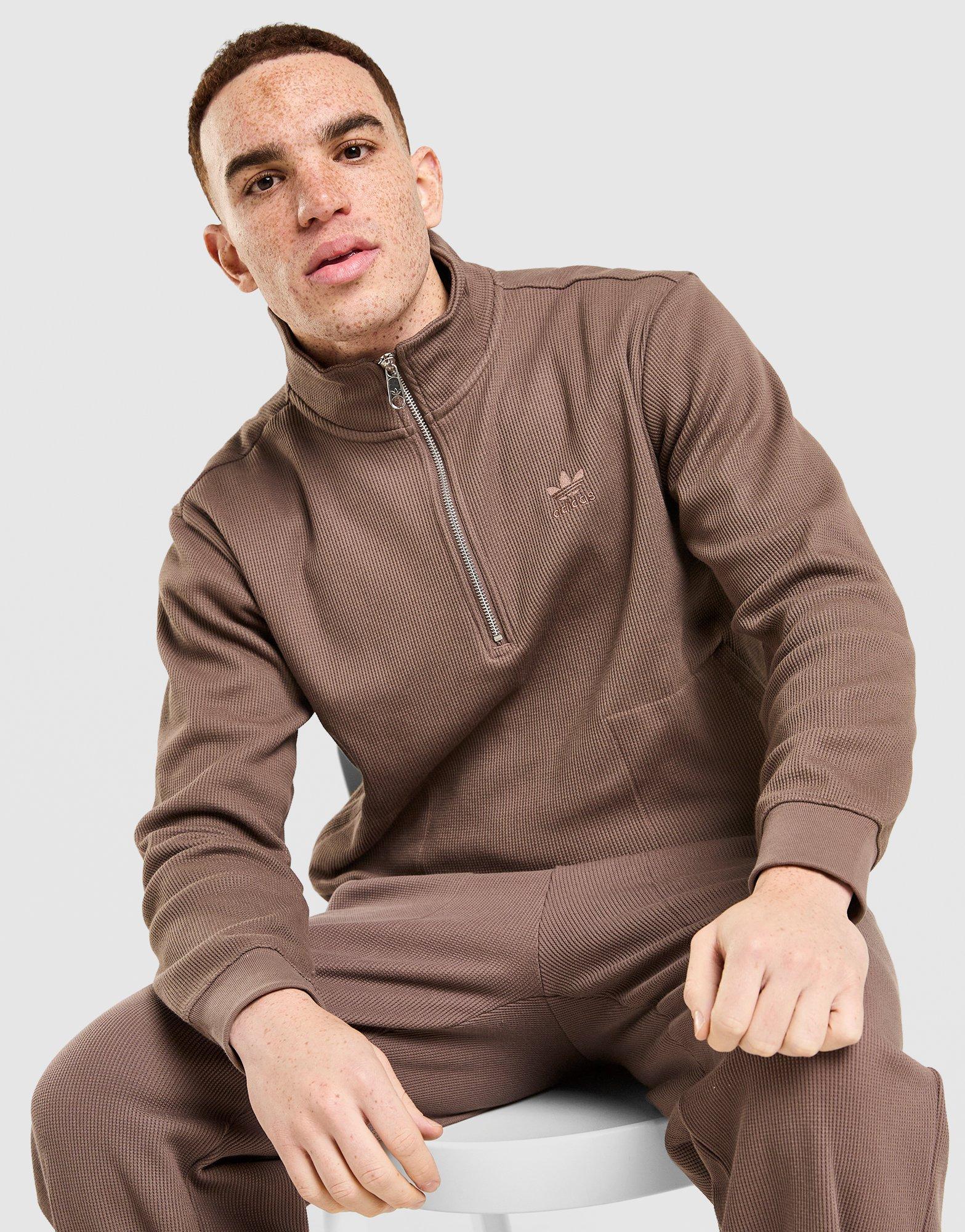 adidas Originals Waffle 1/4 Zip Sweatshirt