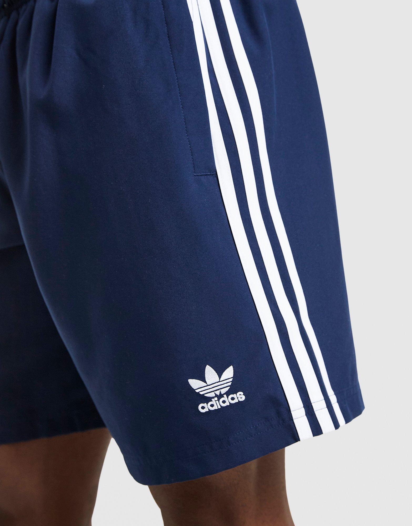 adidas Originals 3-Stripes 8" Swim Shorts