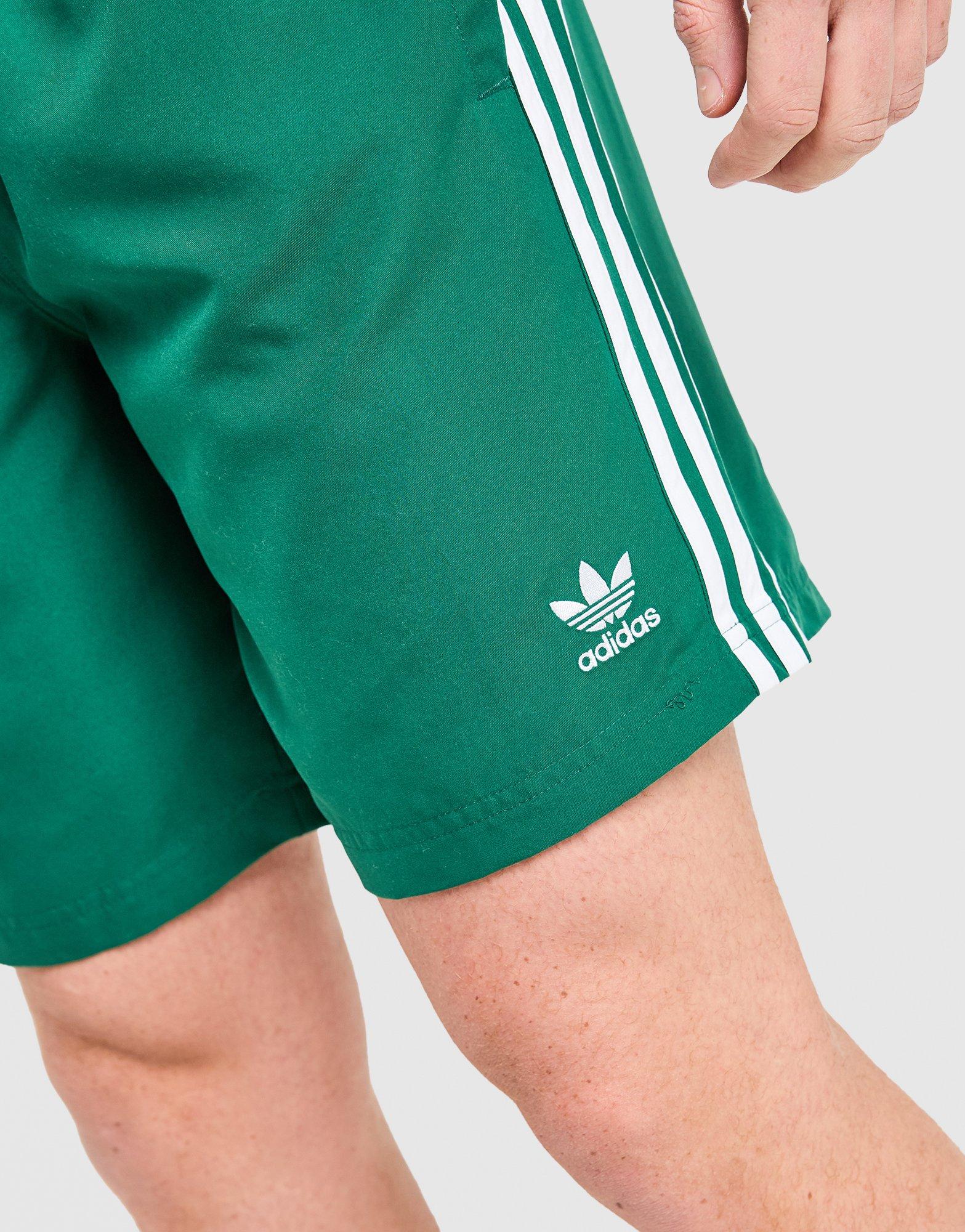 adidas Originals 3-Stripes 8" Swim Shorts