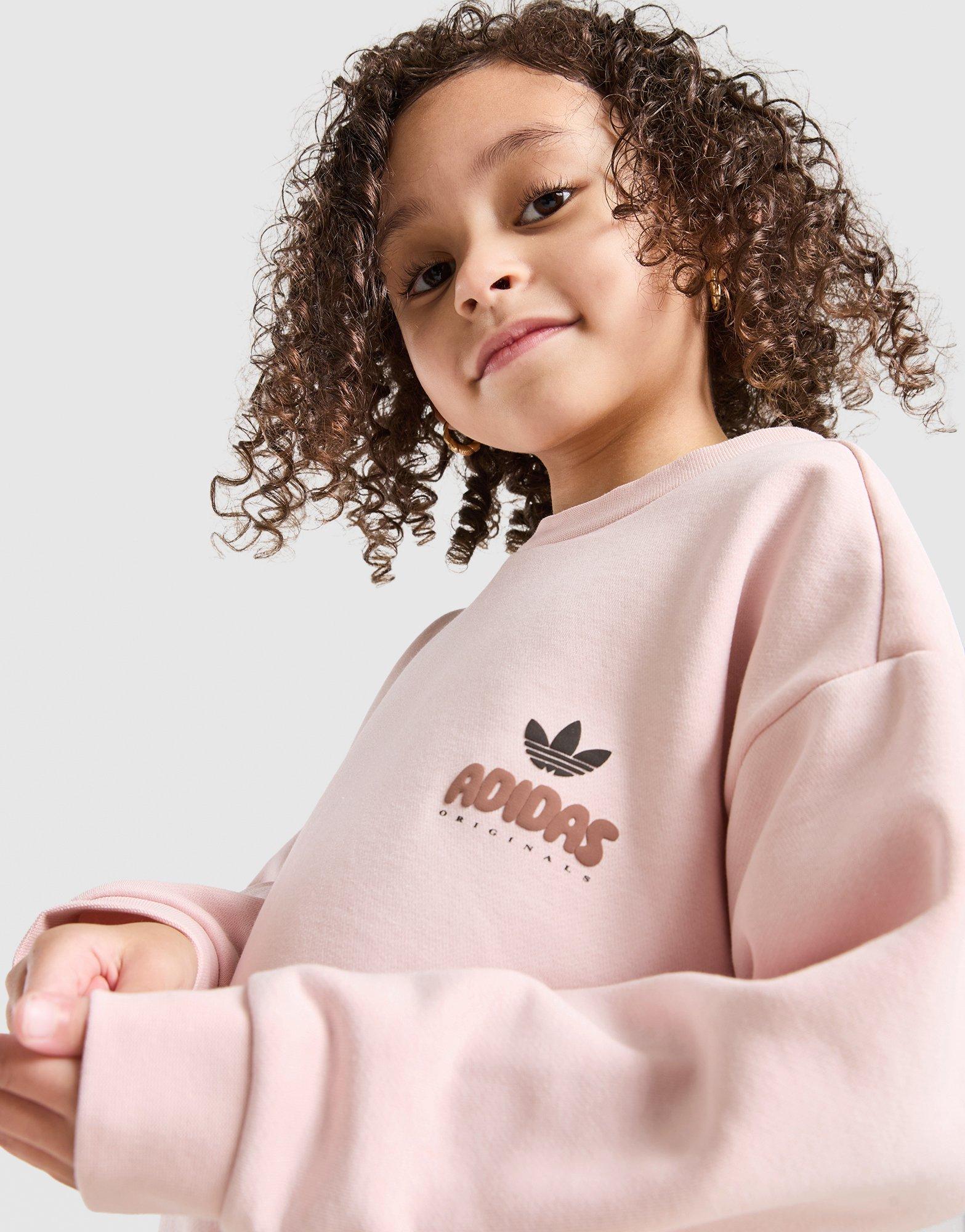 adidas Originals Girls' Bubble Crew Tracksuit Children