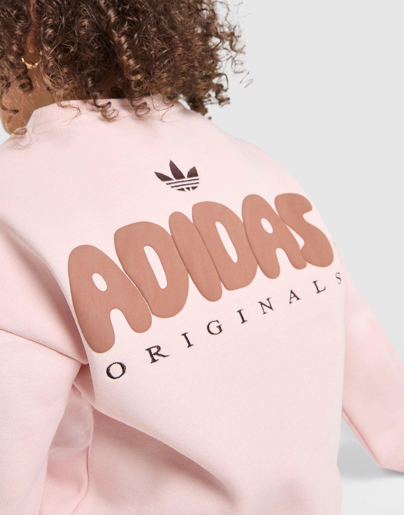 adidas Originals Girls' Bubble Crew Tracksuit Children