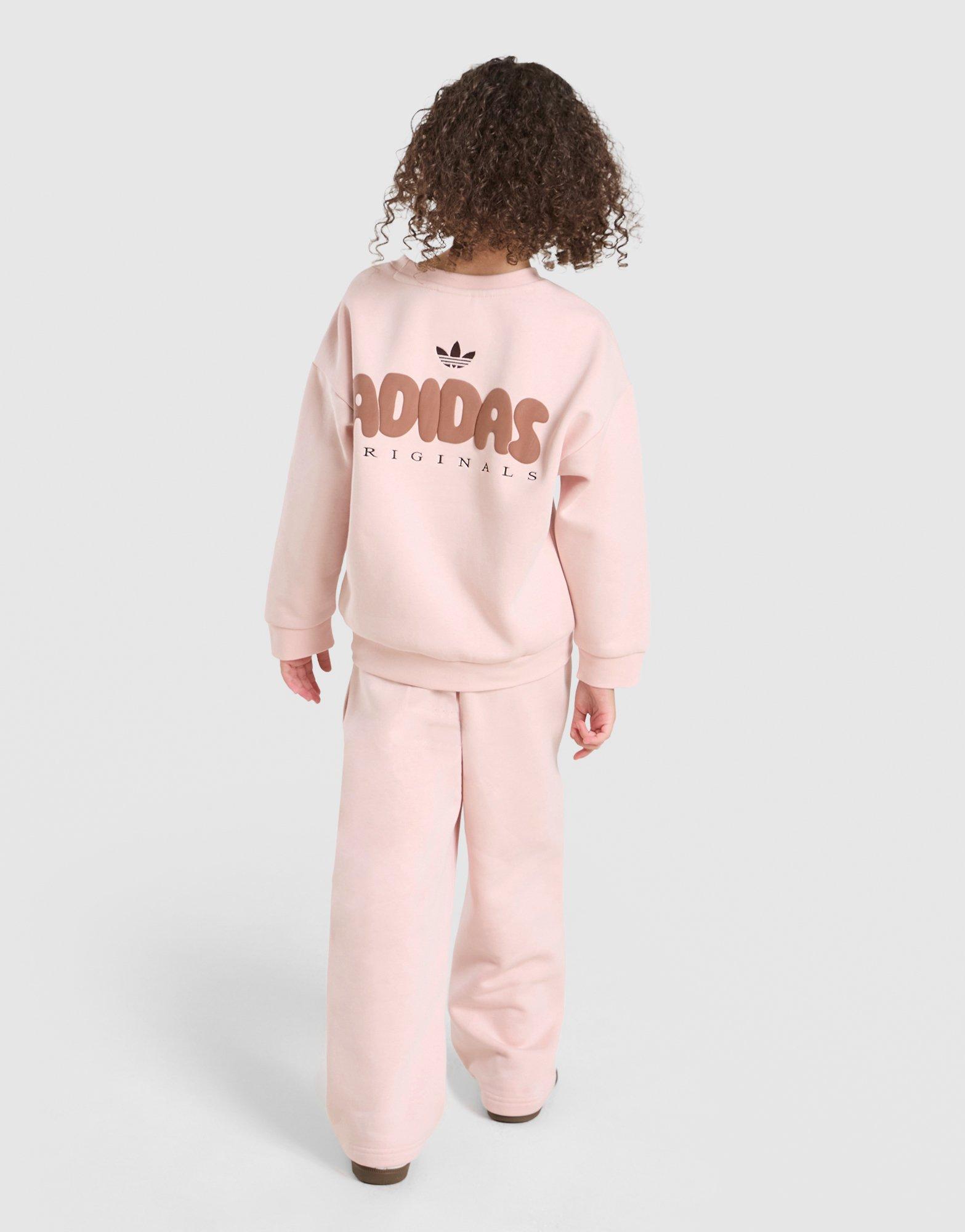 adidas Originals Girls' Bubble Crew Tracksuit Children