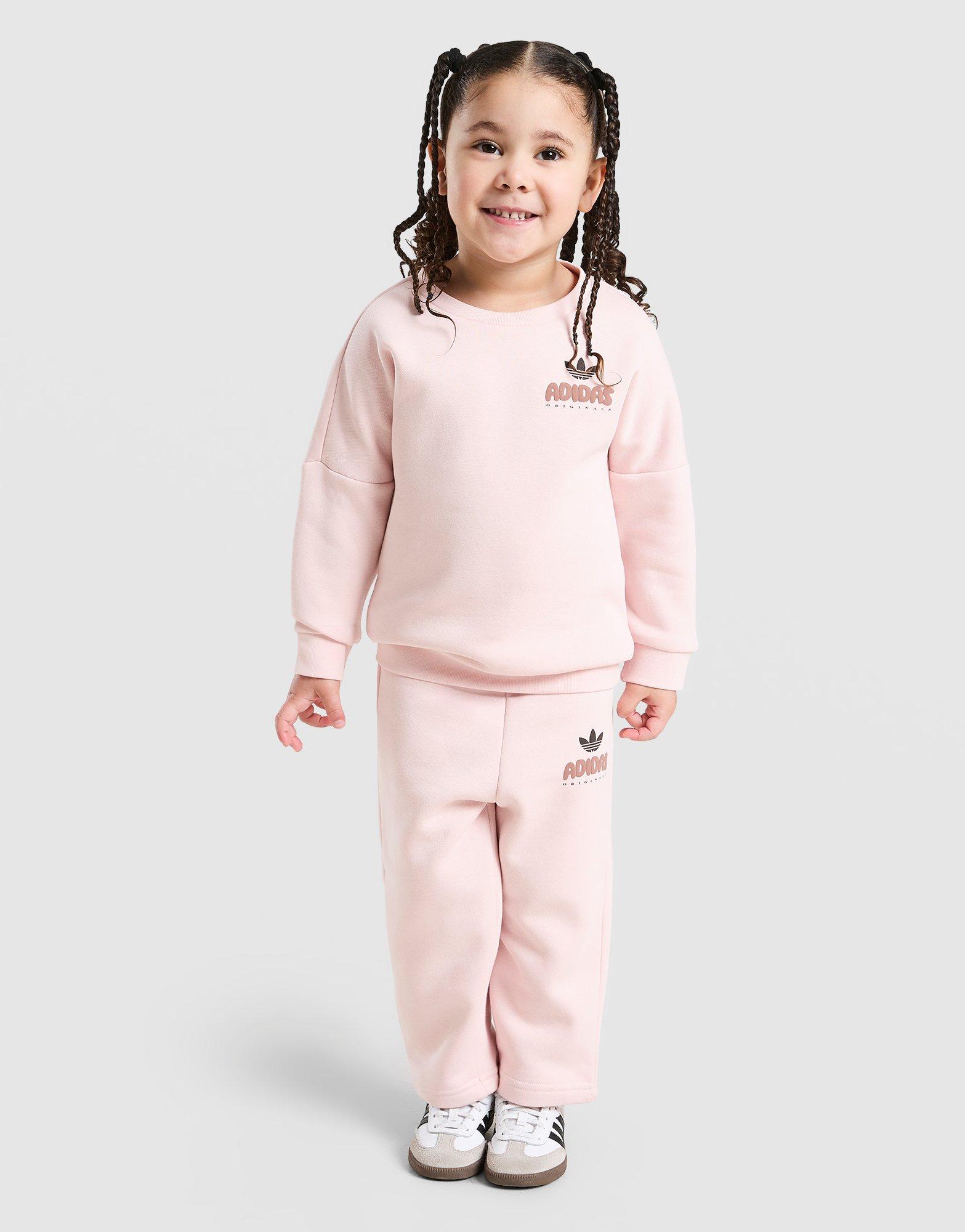 adidas Originals Girls' Bubble Crew Tracksuit Infant