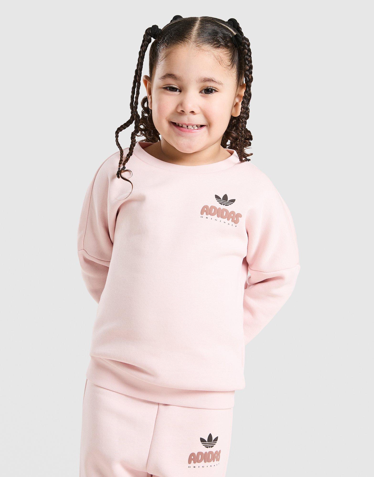 adidas Originals Girls' Bubble Crew Tracksuit Infant
