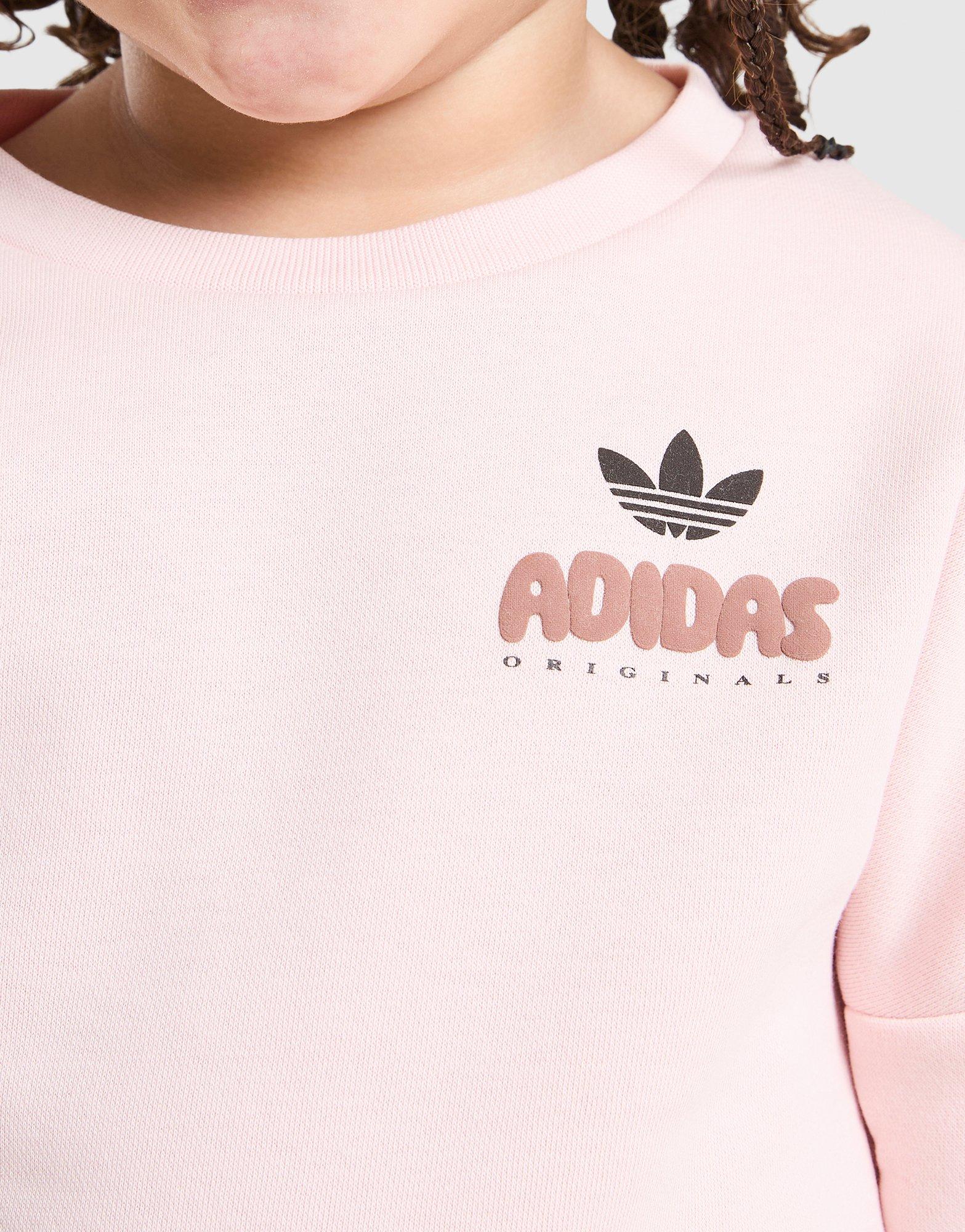 adidas Originals Girls' Bubble Crew Tracksuit Infant