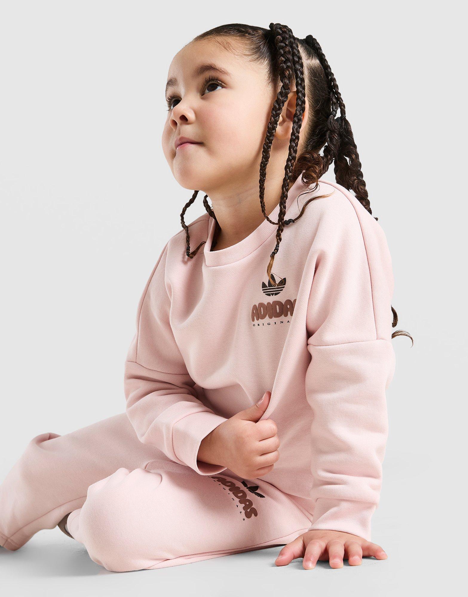 adidas Originals Girls' Bubble Crew Tracksuit Infant