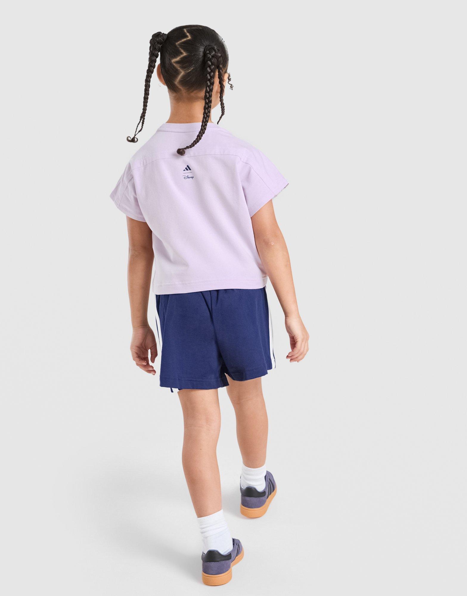 adidas Originals Girls' Frozen T-Shirt/Shorts Set Children