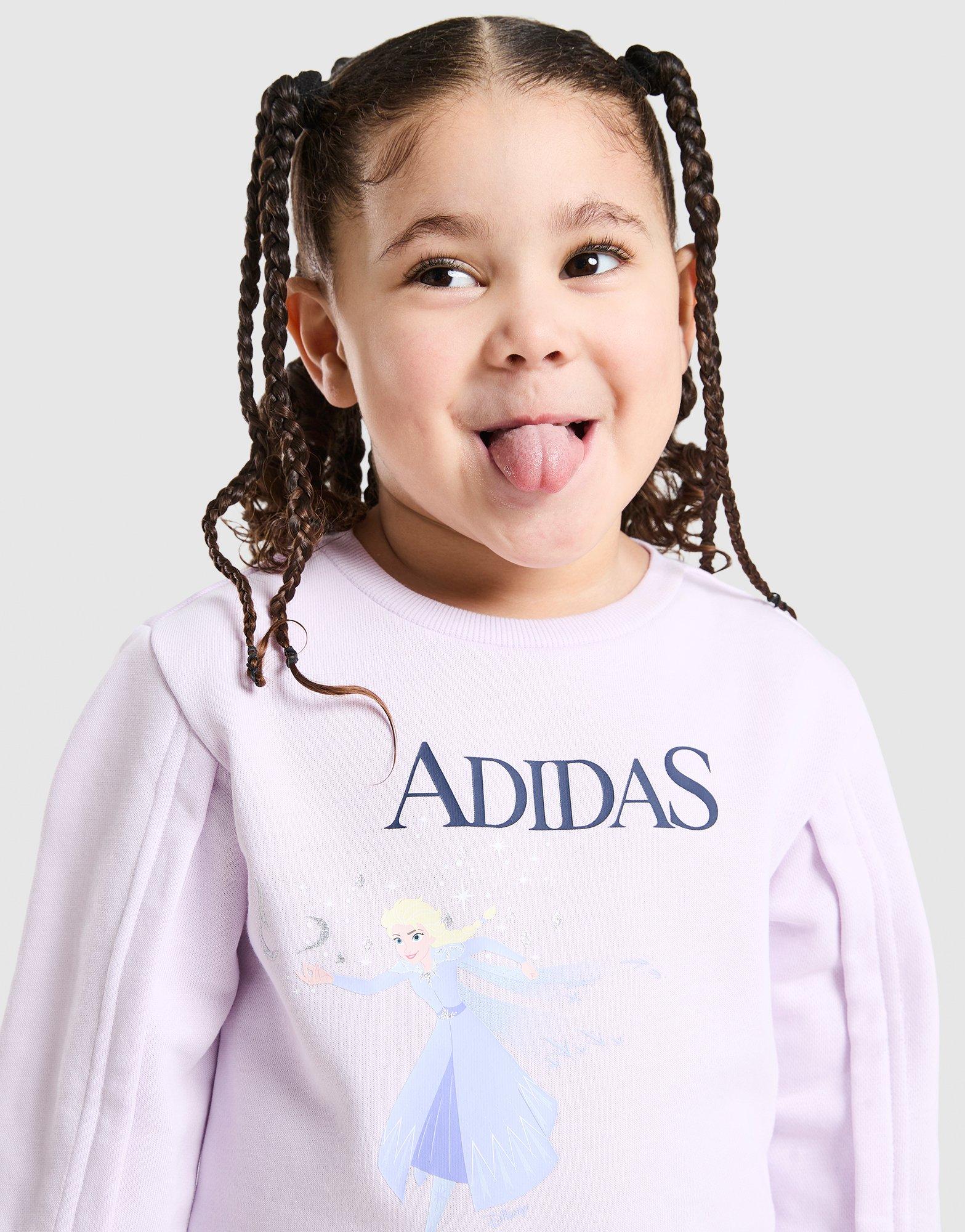 adidas x Disney Girls' Frozen Crew Set Infant