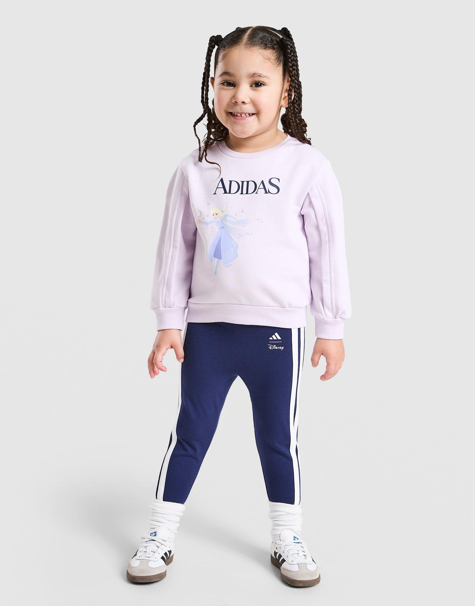 adidas Set Felpa Girocollo Frozen Neonato