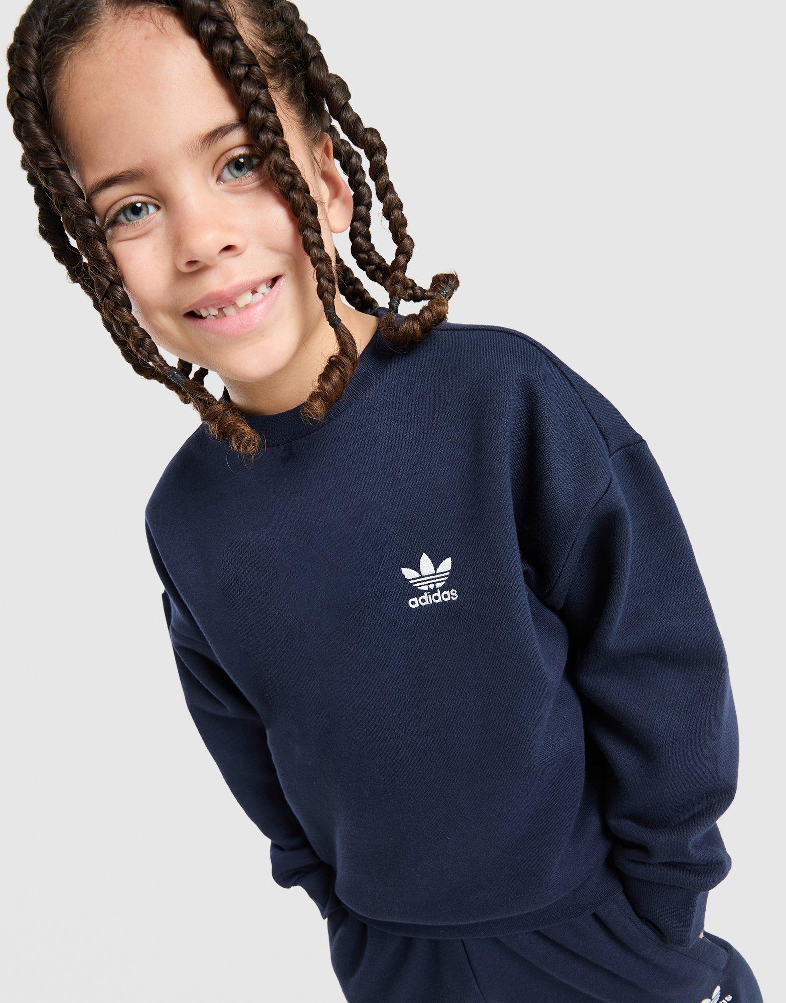 adidas Originals Trefoil Essential Crew Trainingsanzug Kleinkinder