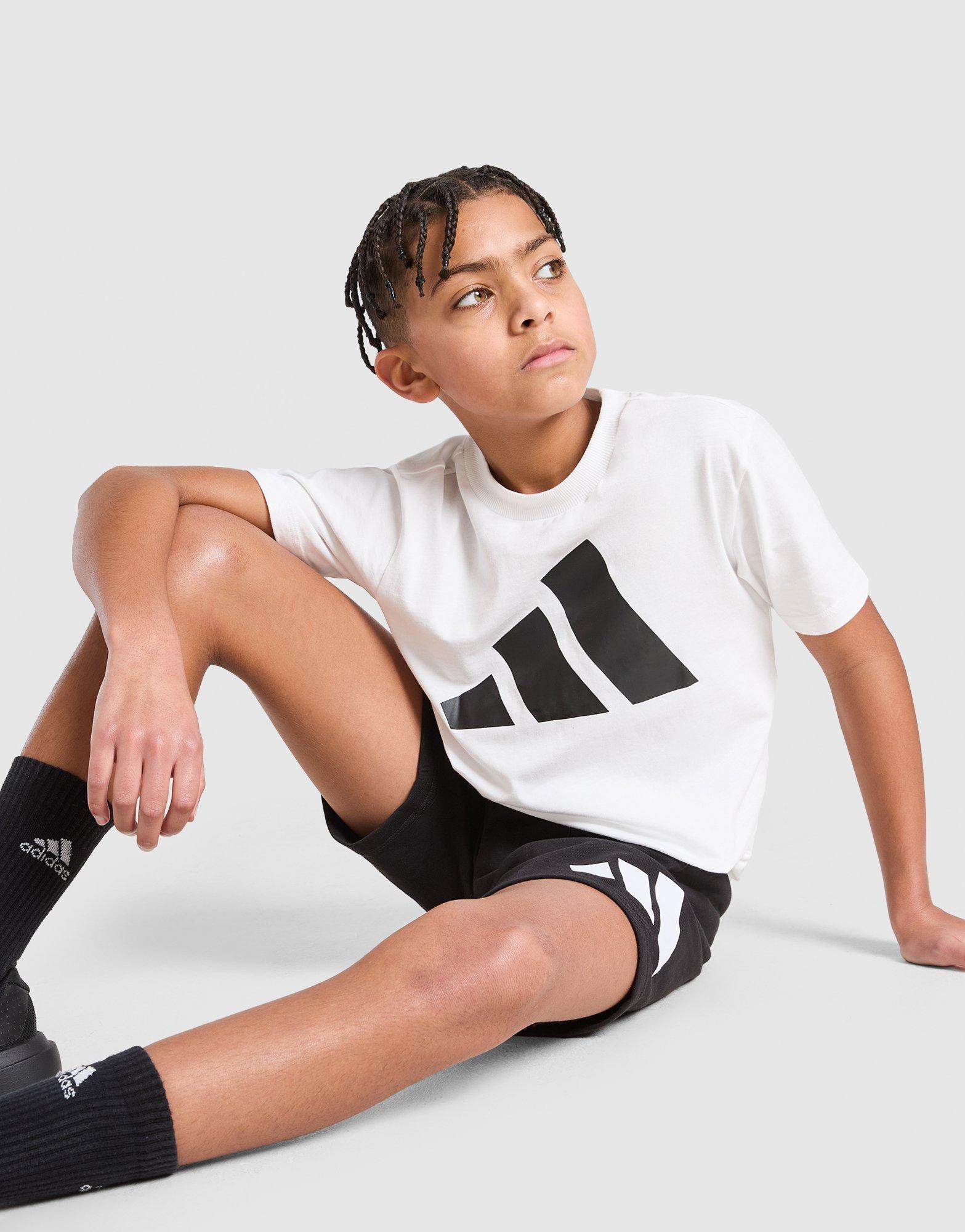 adidas Badge Of Sport Large Logo T-Shirt/Short Set Junior