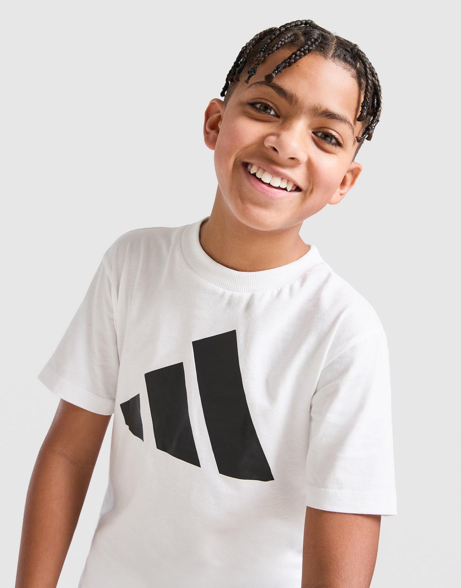 adidas Badge Of Sport Large Logo T-Shirt/Short Set Junior