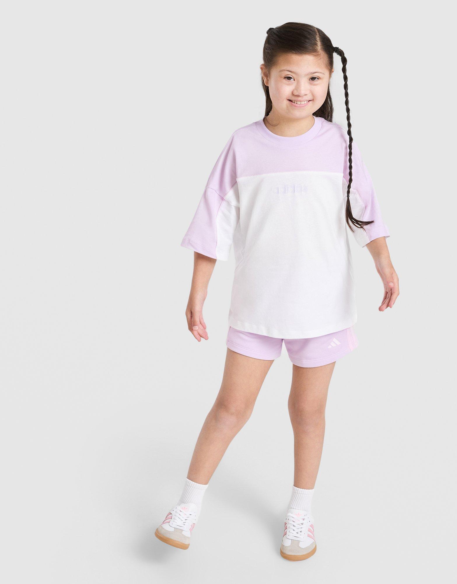 adidas Linear T-Shirt/Shorts Set Children