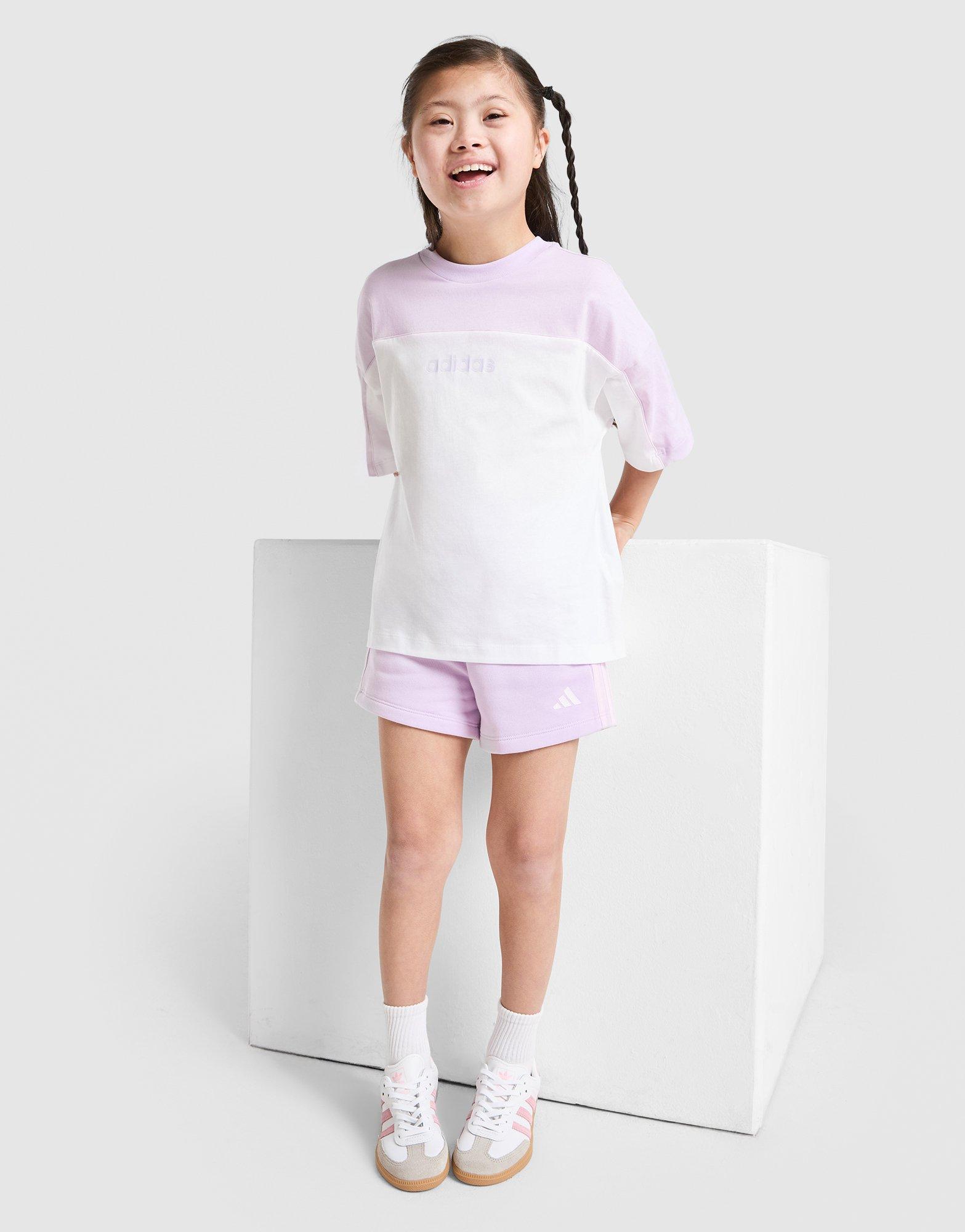 adidas Linear T-Shirt/Shorts Set Children