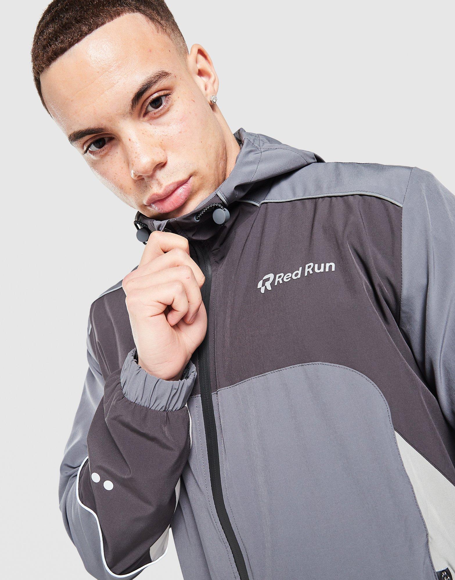Red Run Activewear Titanium Technical Track Jacket