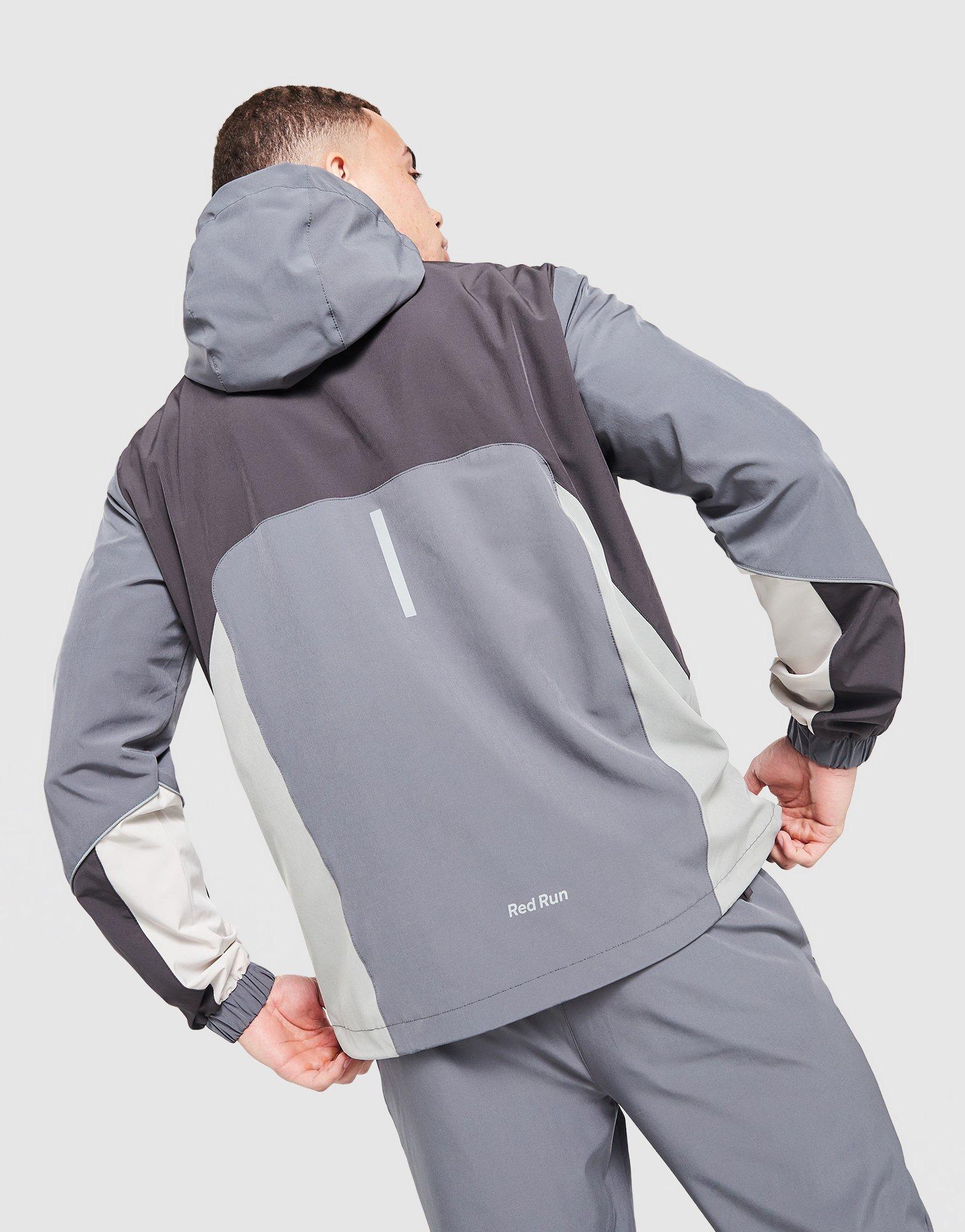 Red Run Activewear Titanium Technical Track Jacket
