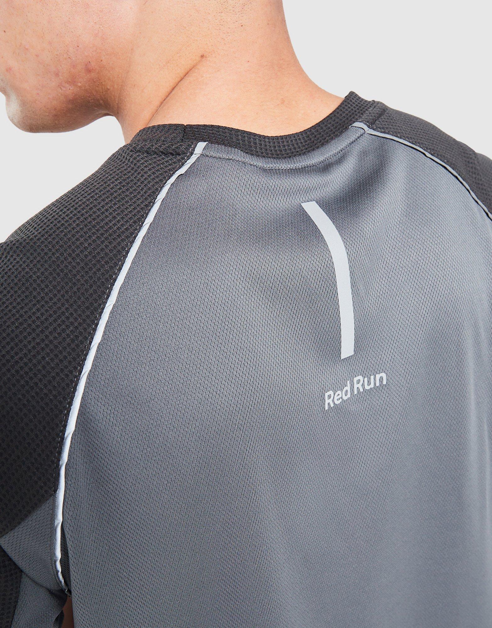 Red Run Activewear Titanium Technical Runner T-Shirt